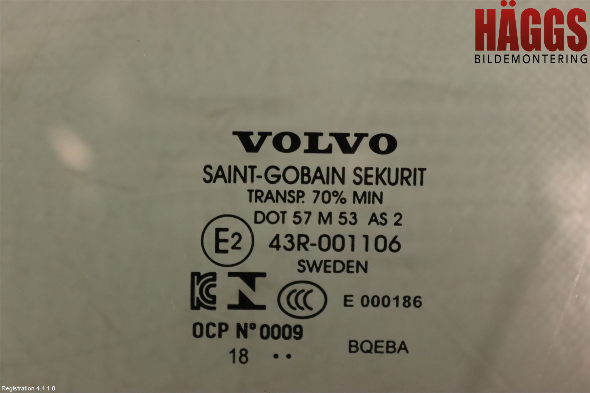 Volvo V90 17->> Dörruta Fram Vänster