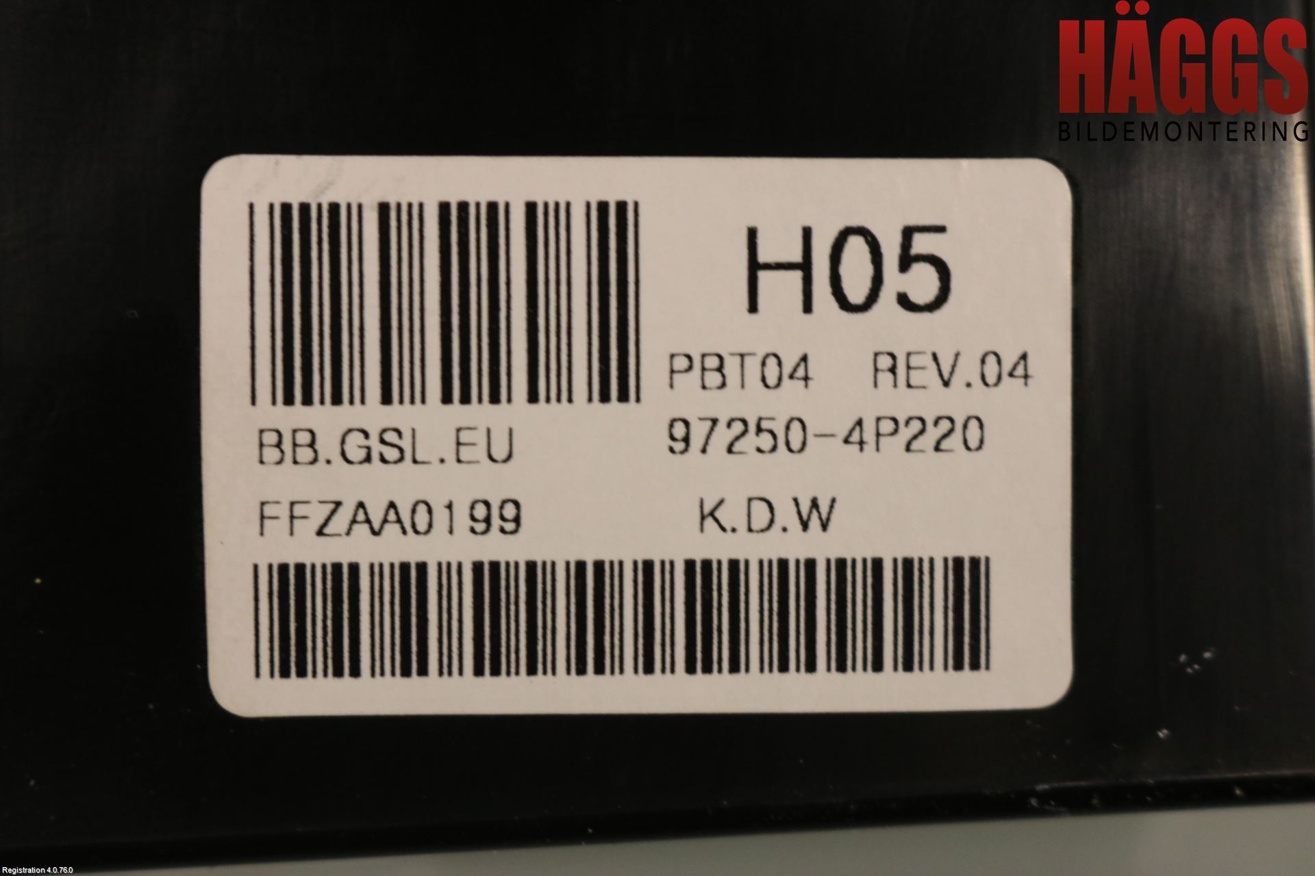 Hyundai i20 PB 09-14 Ac Styrenhet Ac Manöveren