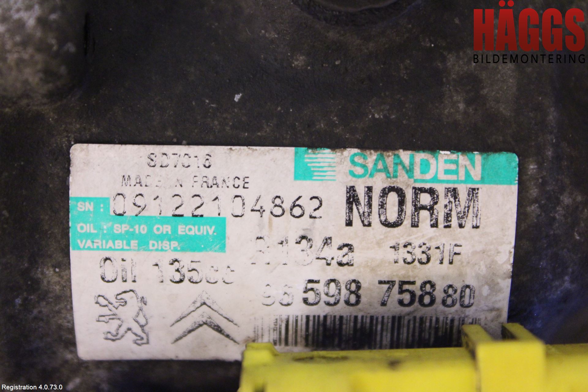 Peugeot PARTNER 08-15 Ac Kompressor