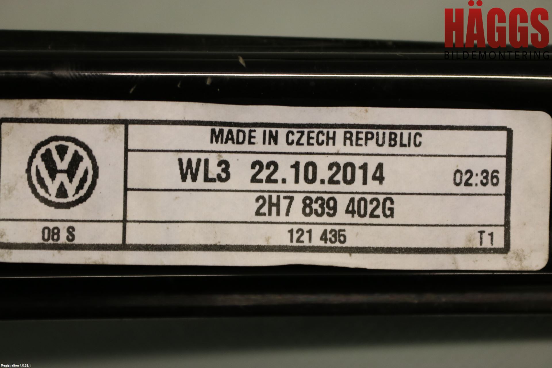 Volkswagen VW AMAROK 2H 10-22 Fönsterhissmekanism