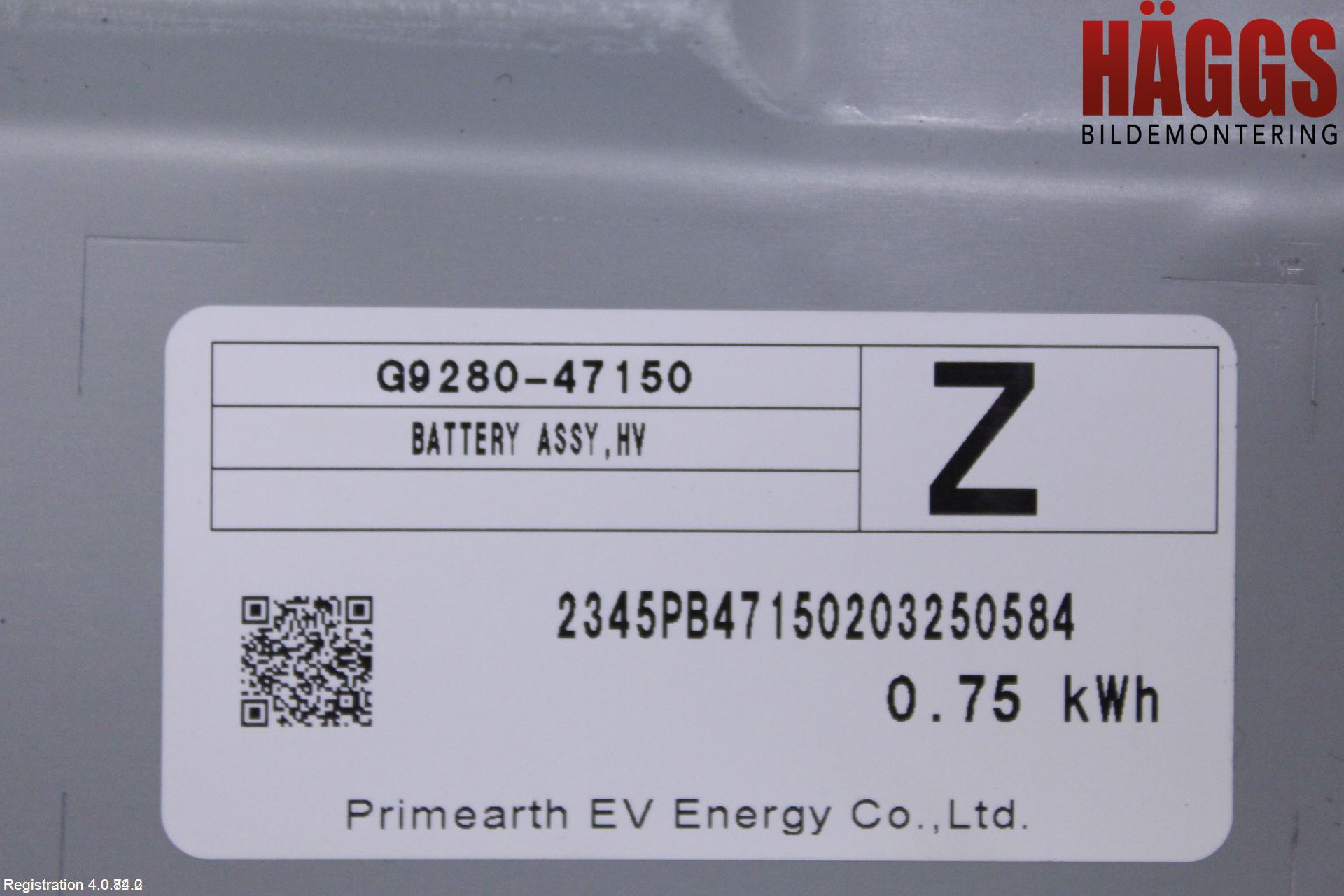 Toyota C-HR 16-23 Batteri Högspänning