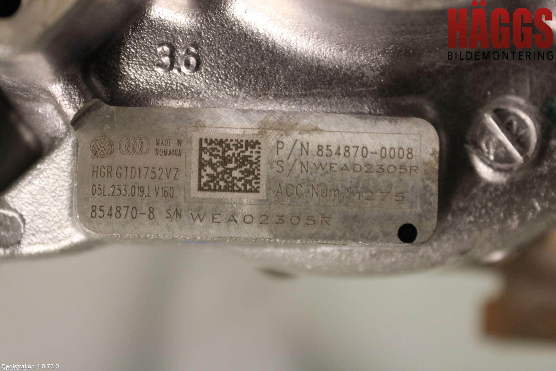 Audi A6 F2/C8 19- Turboaggregat