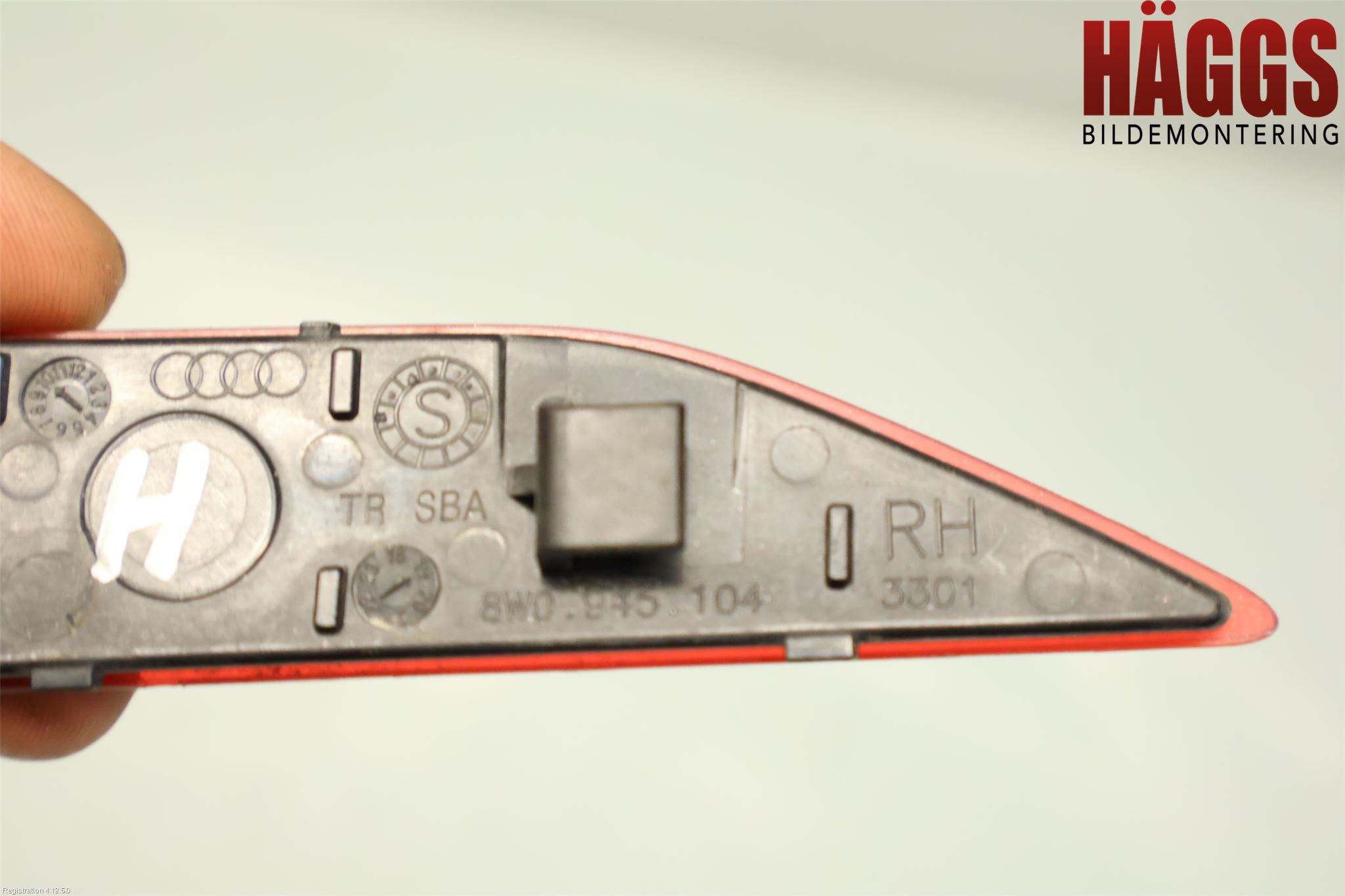 Audi A4/S4 B9 20- Dimljus/Reflex Bak