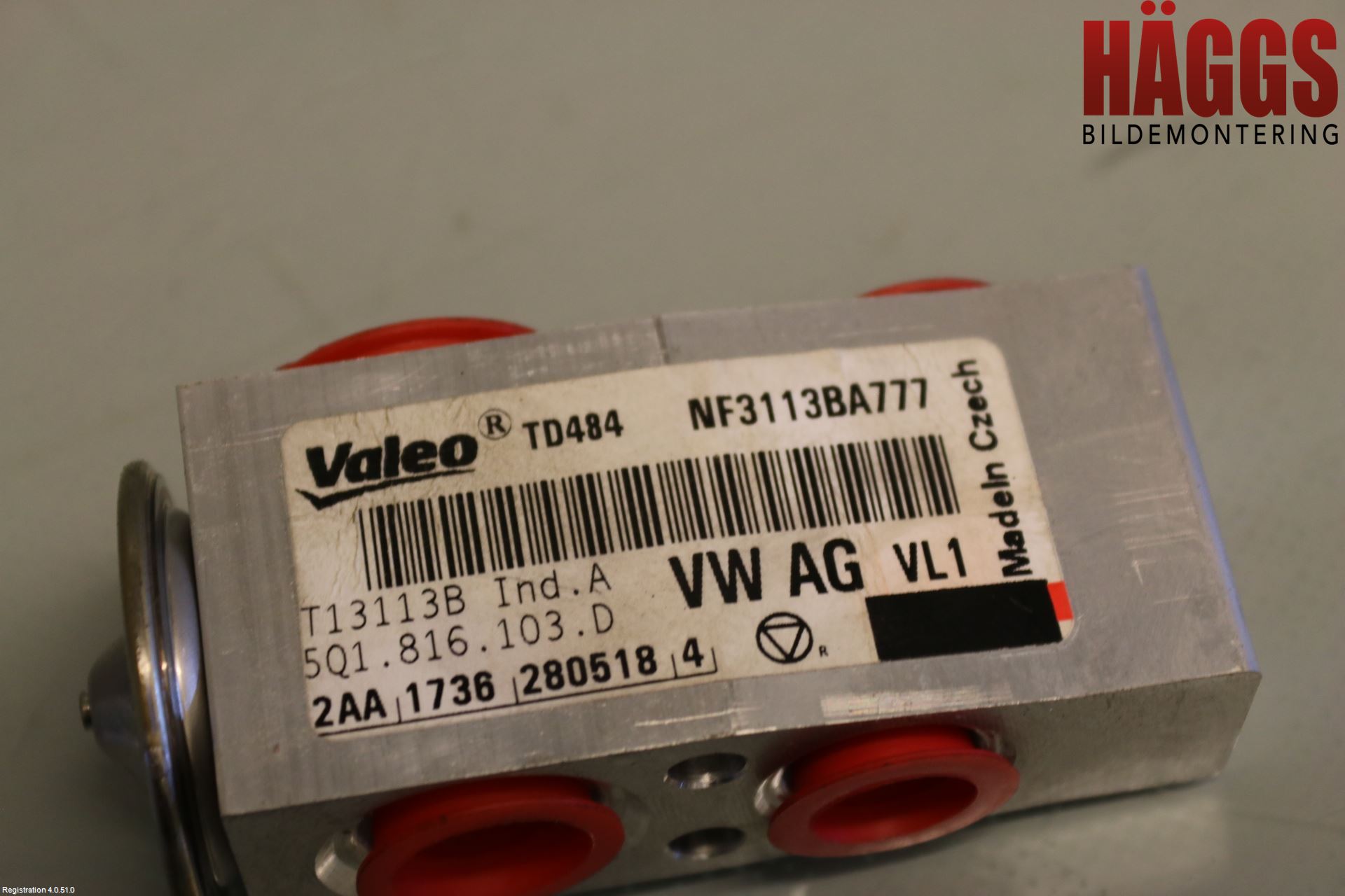 Volkswagen VW GOLF / E-GOLF VII 13-20 Ac Expansionsventil