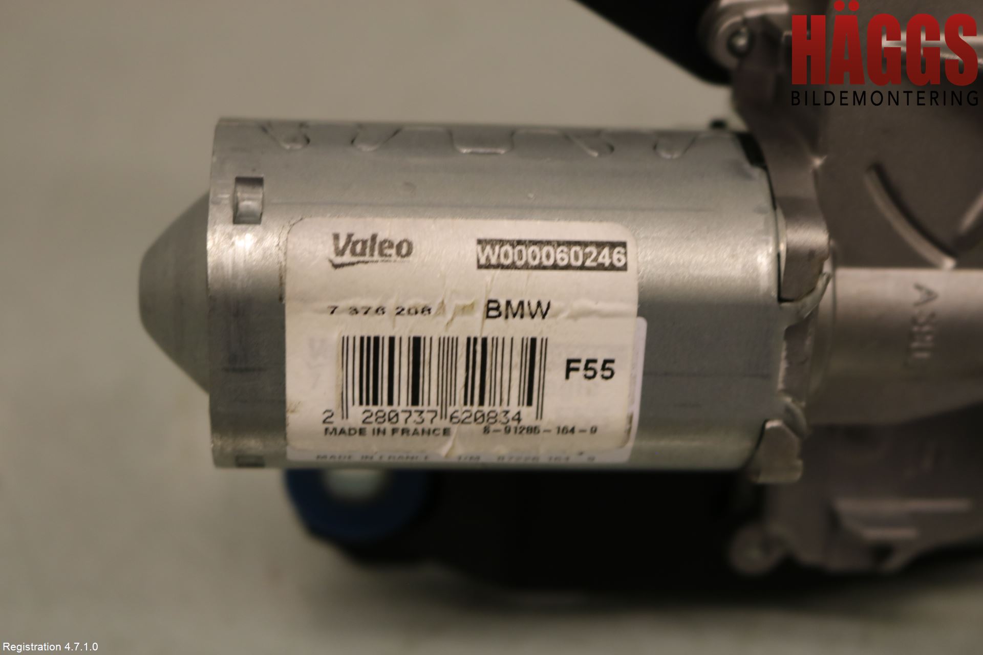 Mini COOPER CLUBMAN F54 16- Torkarmotor Baklucka