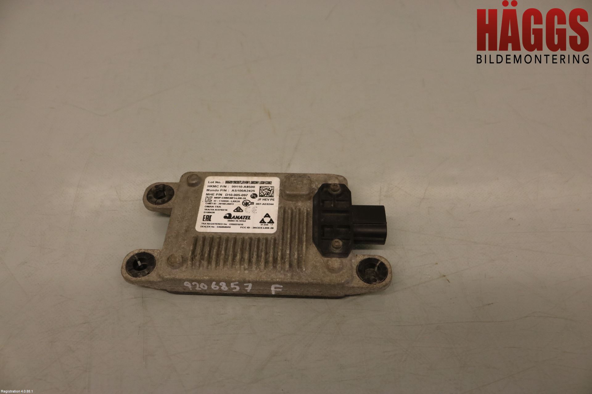 Kia OPTIMA 16-20 Sensor Aktivt Kollisionsskydd