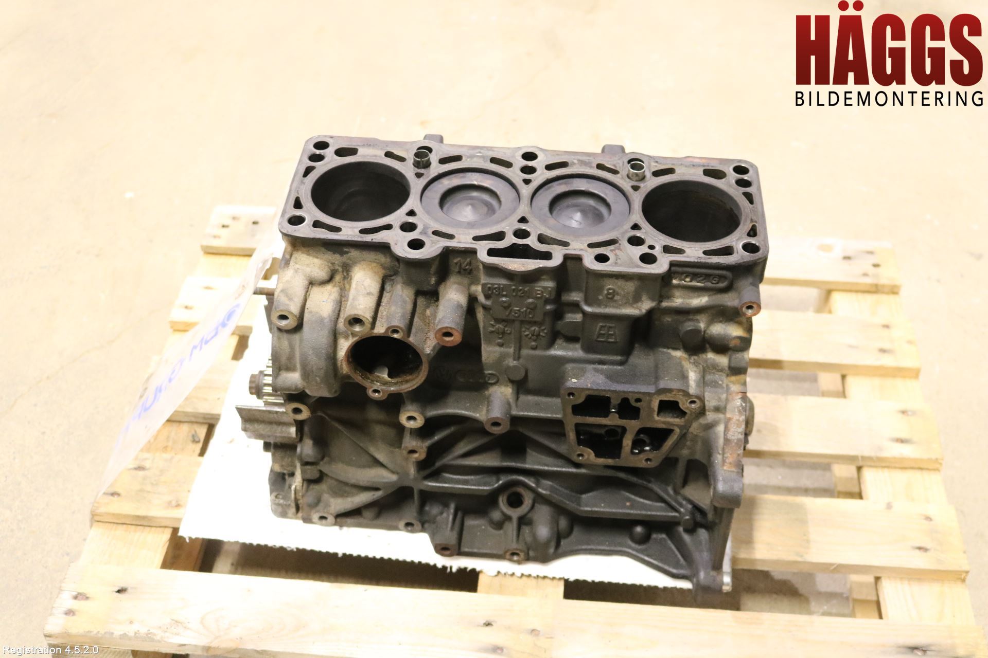 Volkswagen VW CADDY 11-15 Motorblock