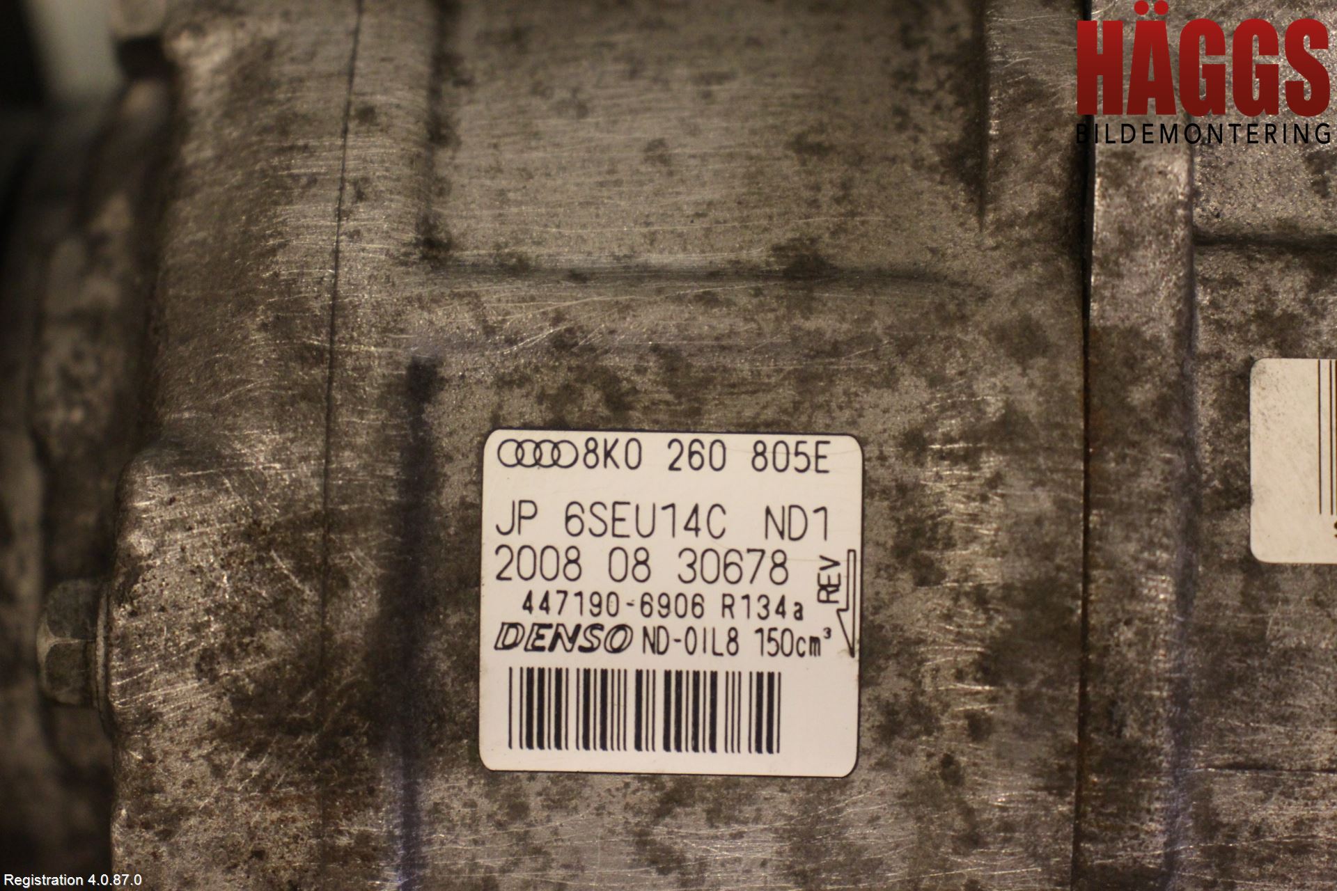 Audi A4/S4 08-11 Ac Kompressor