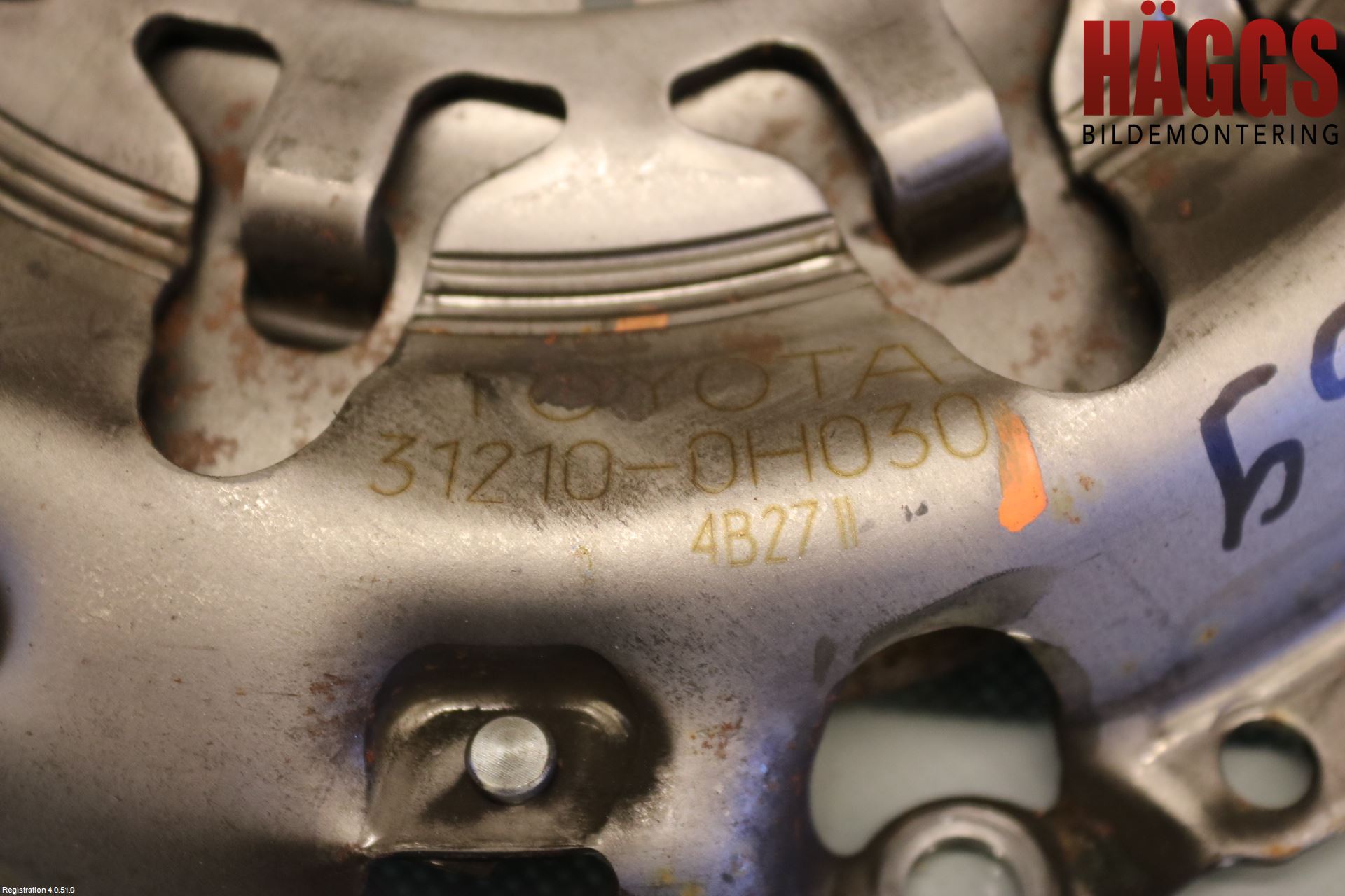 Toyota AYGO 06-14 Koppling Tryckplatta