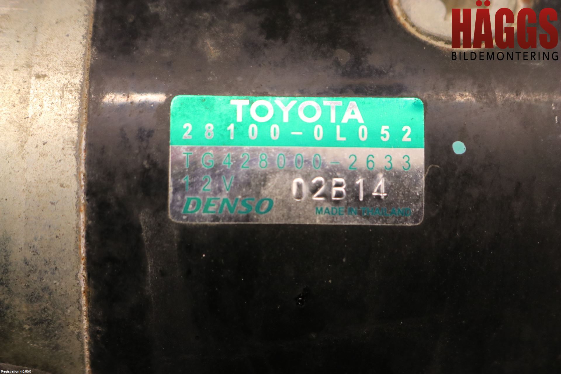 Toyota HILUX 16- Startmotor Diesel