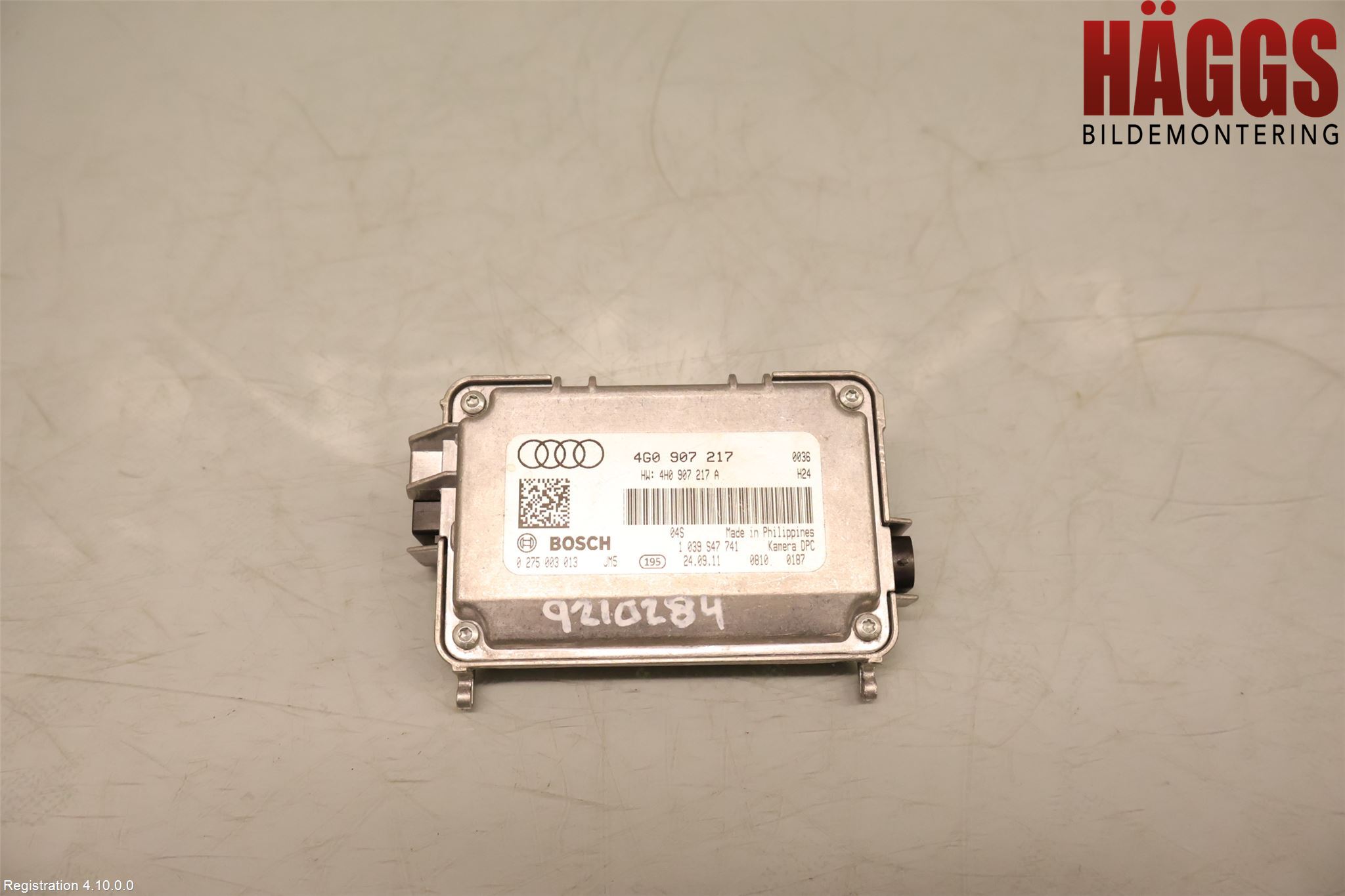 Audi A6/S6 4G 11-18 Sensor Aktivt Kollisionsskydd