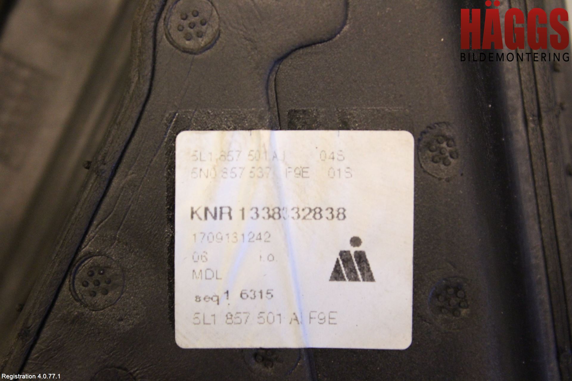 Skoda YETI Spegel Yttre El Vä