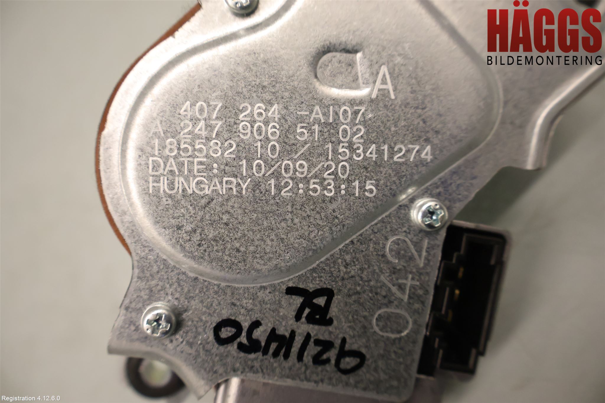 Mercedes-Benz MB CLA-KLASS (C118/X118) 19- Torkarmotor Baklucka