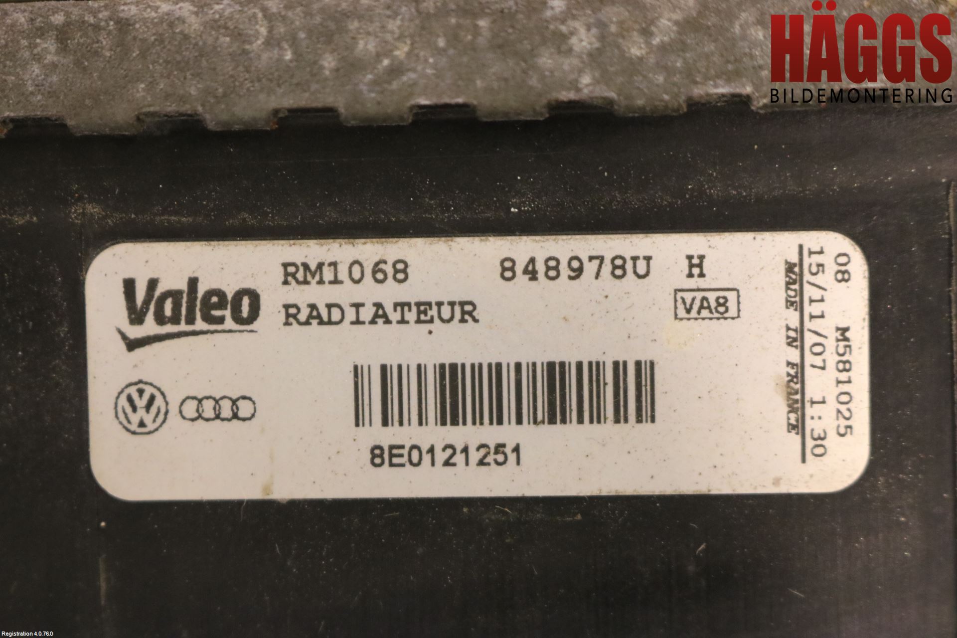 Audi A4/S4 05-07 Kylare Man