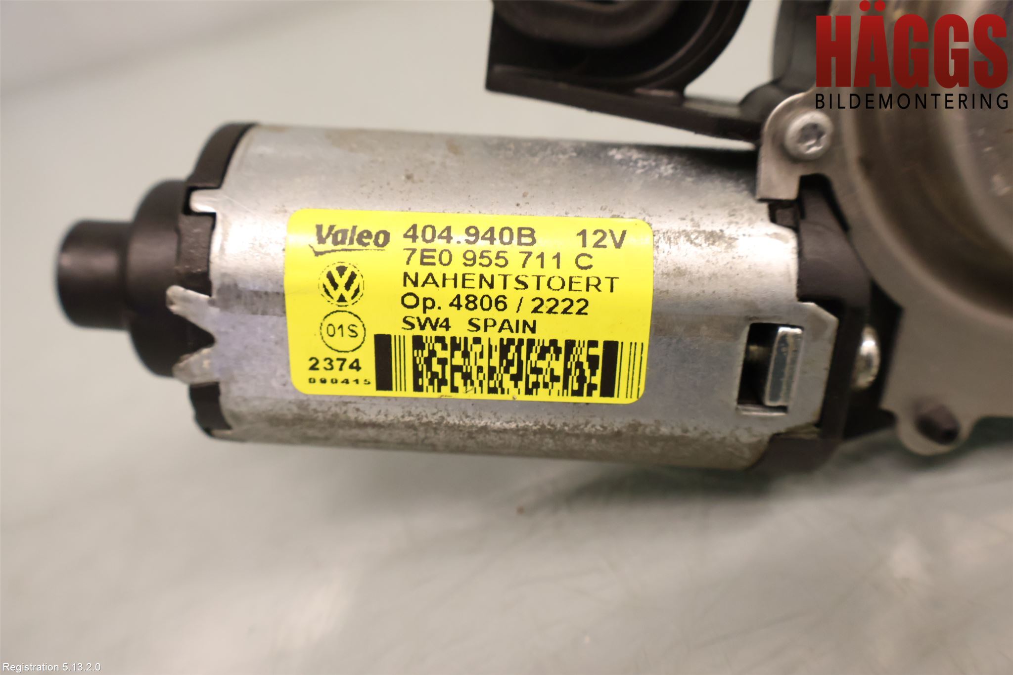 Volkswagen VW TRANSP/CARAVELLE (T5) 04-15 Torkarmotor Baklucka