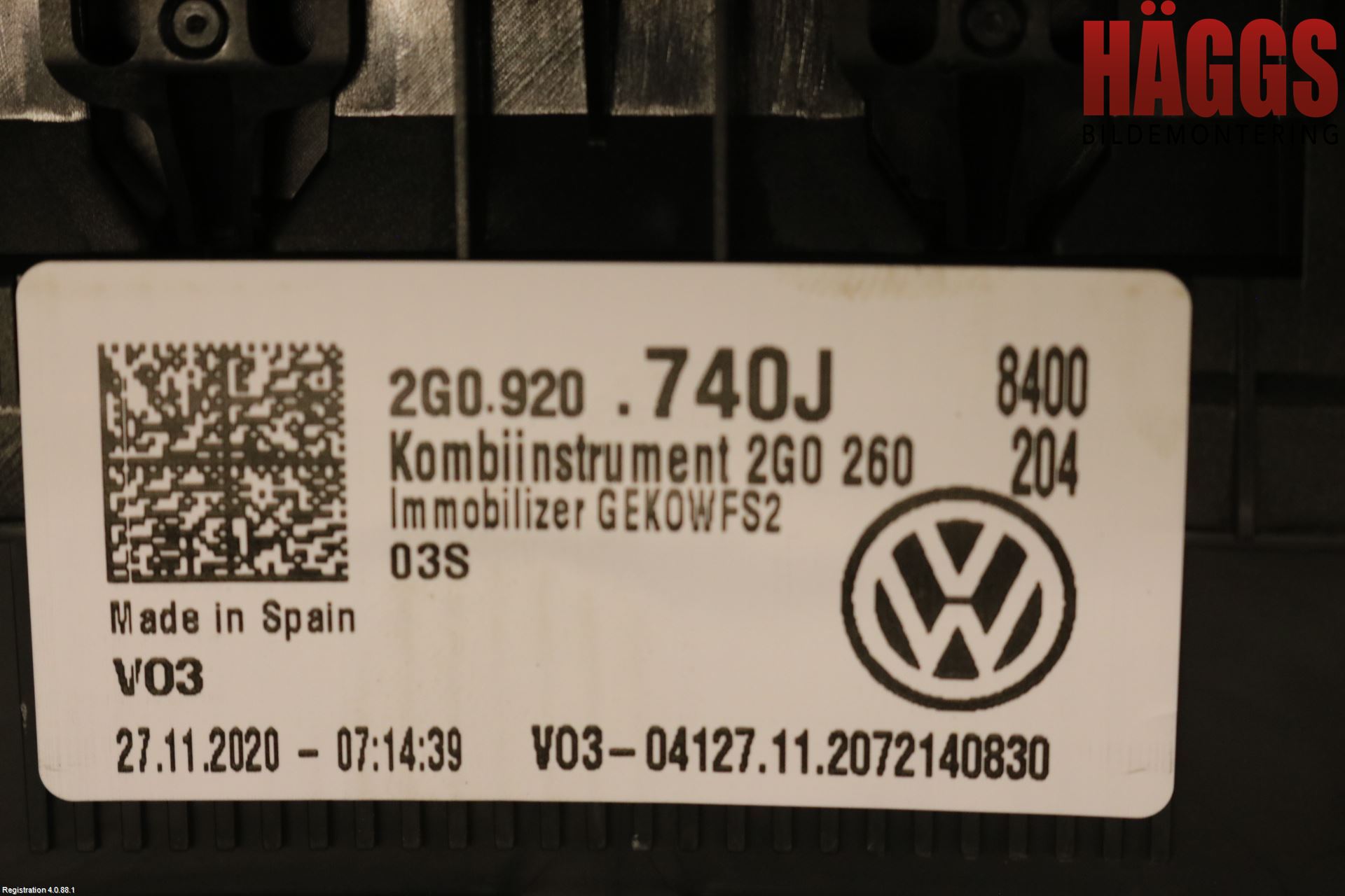 Volkswagen VW T-CROSS 19- Instrument Komb