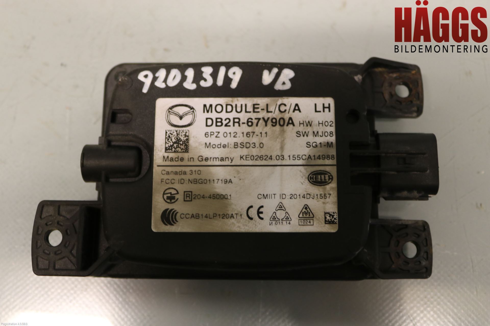 Mazda CX-3 Sensor Aktivt Kollisionsskydd