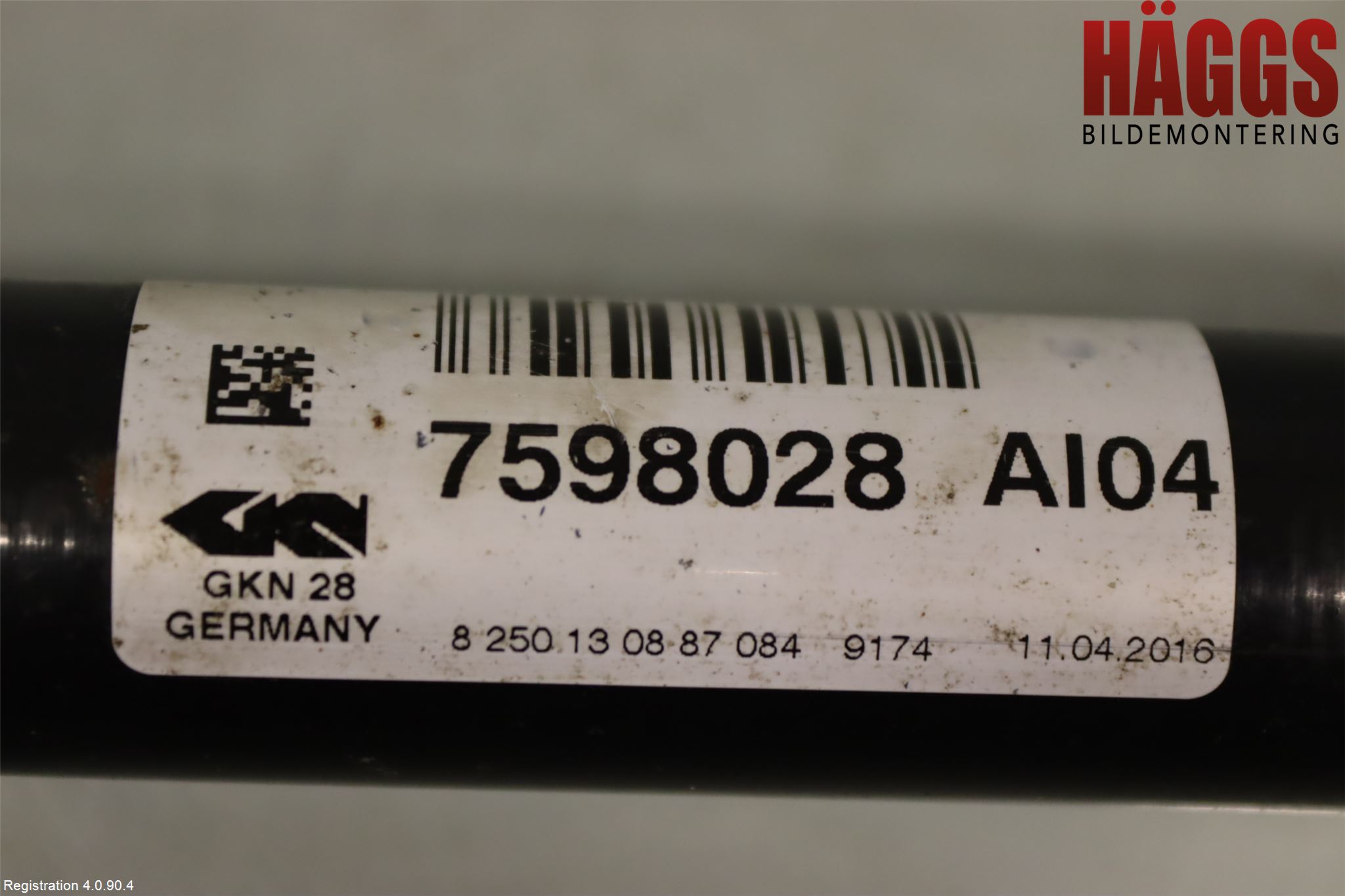 BMW X3 F25 10-17 Drivaxel Fram Höger