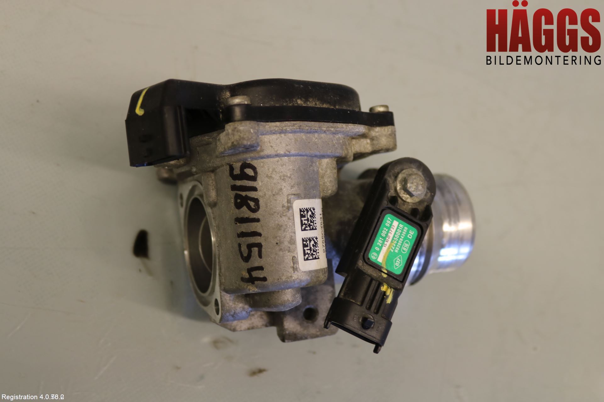 Dacia DOKKER 13- Injspjällhus