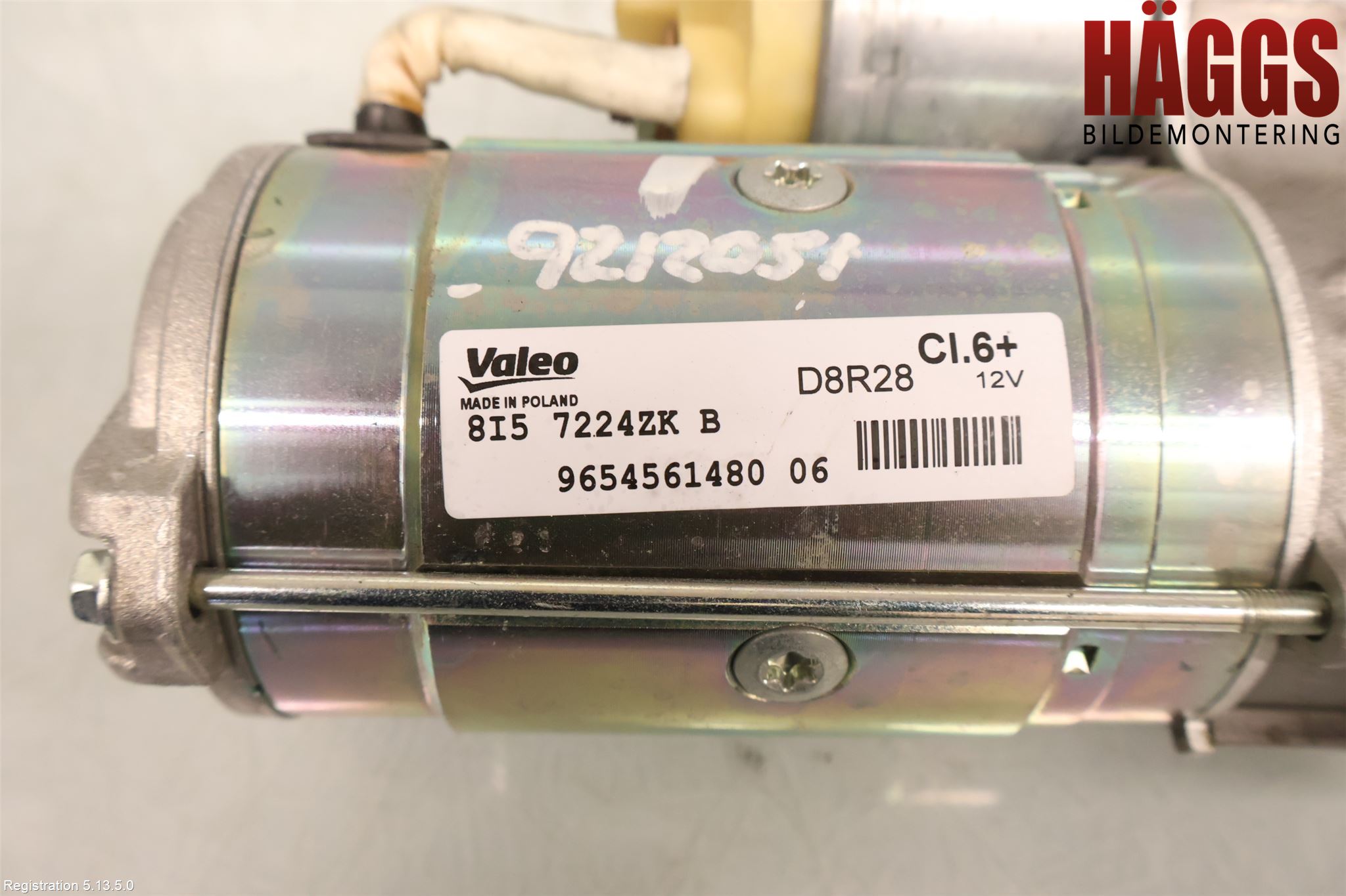 Citroen SPACETOURER/E-SPACETOURER 16- Startmotor Diesel