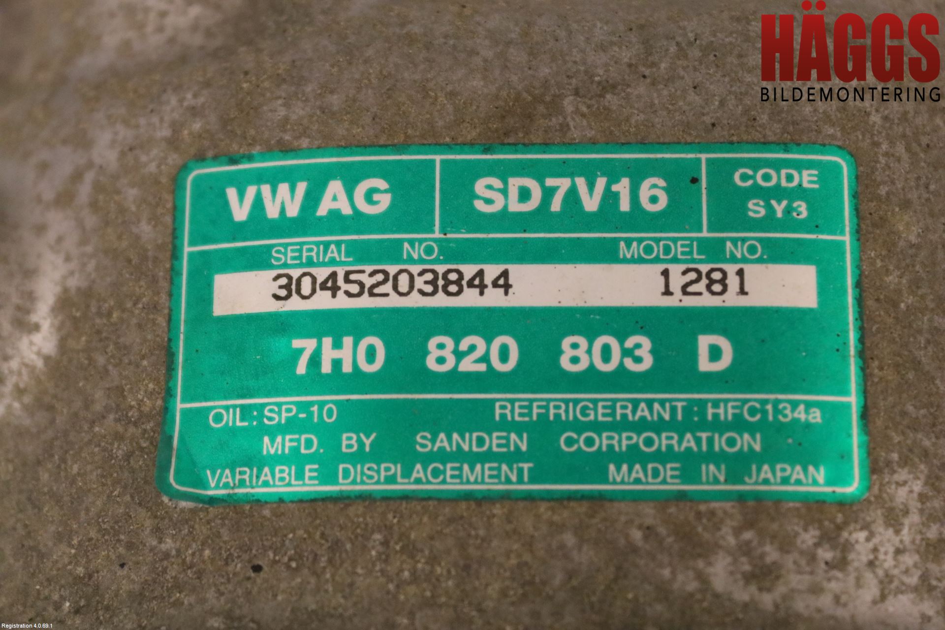 Volkswagen VW CADDY      04-10 Ac Kompressor