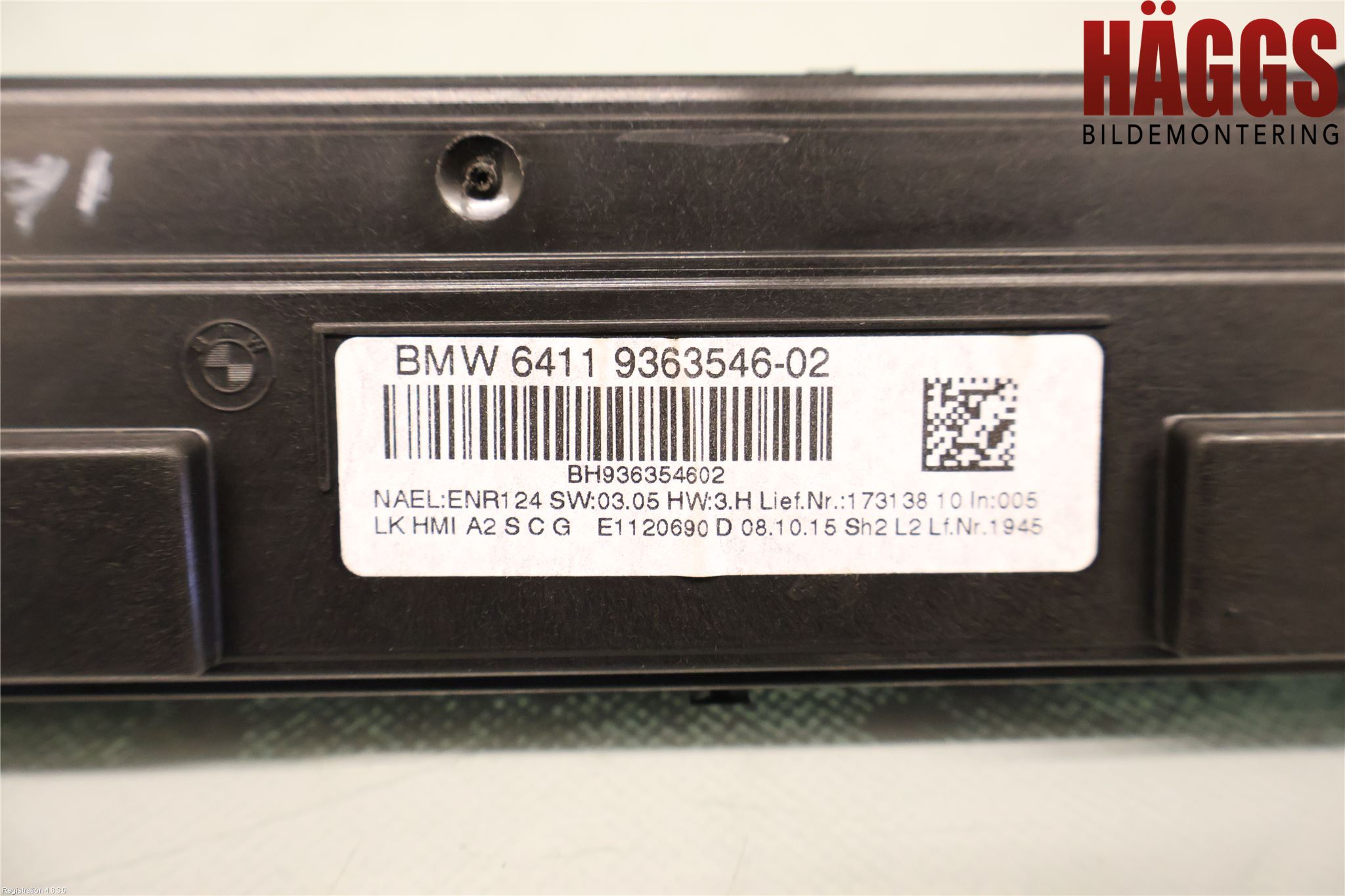 BMW 4 F36 Gran Coupé 14-20 Ac Styrenhet Ac Manöveren