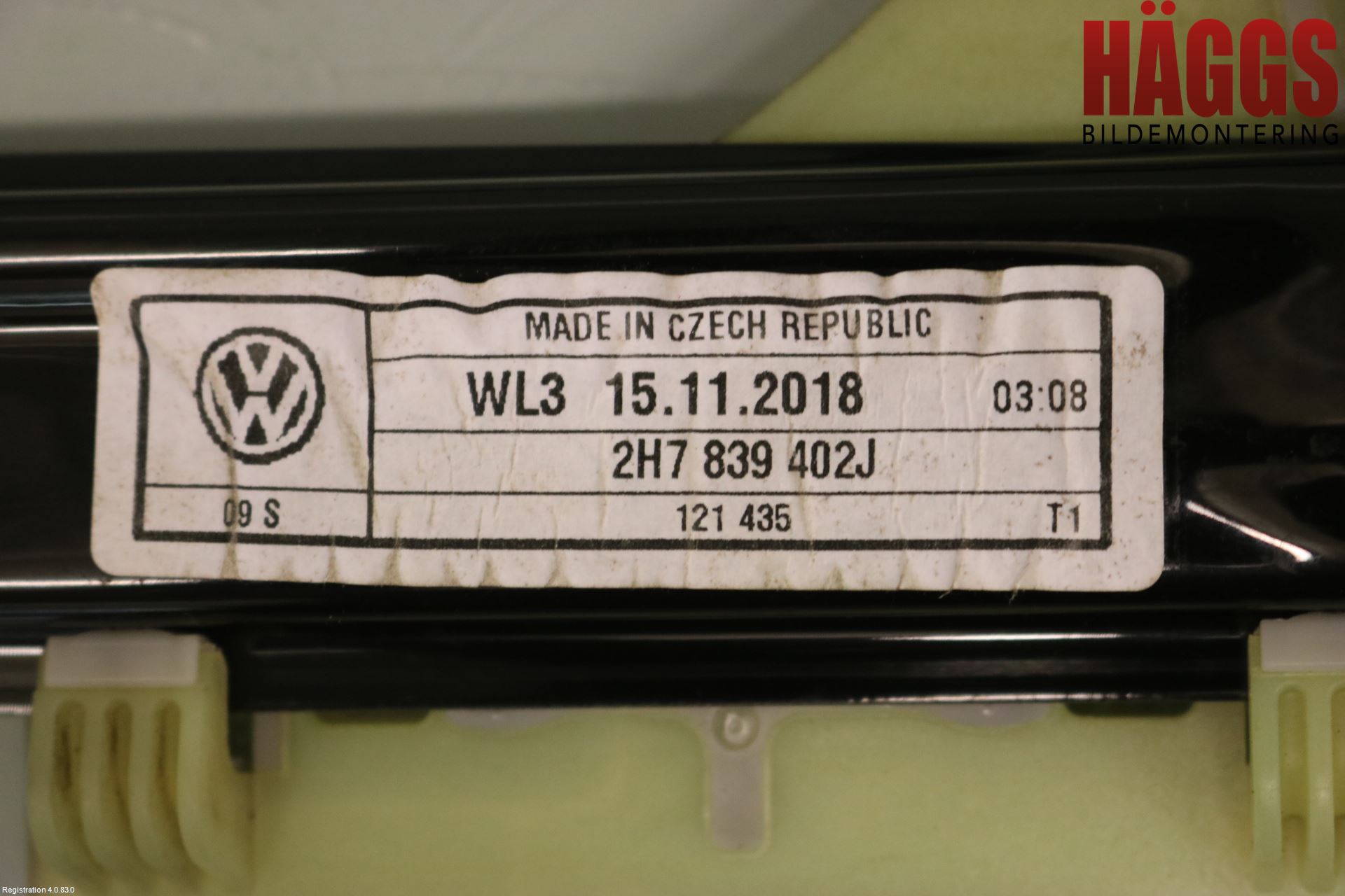 Volkswagen VW AMAROK 2H 10-22 Fönsterhissmekanism