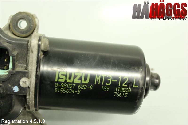 Isuzu D-MAX Torkarmotor Vindruta