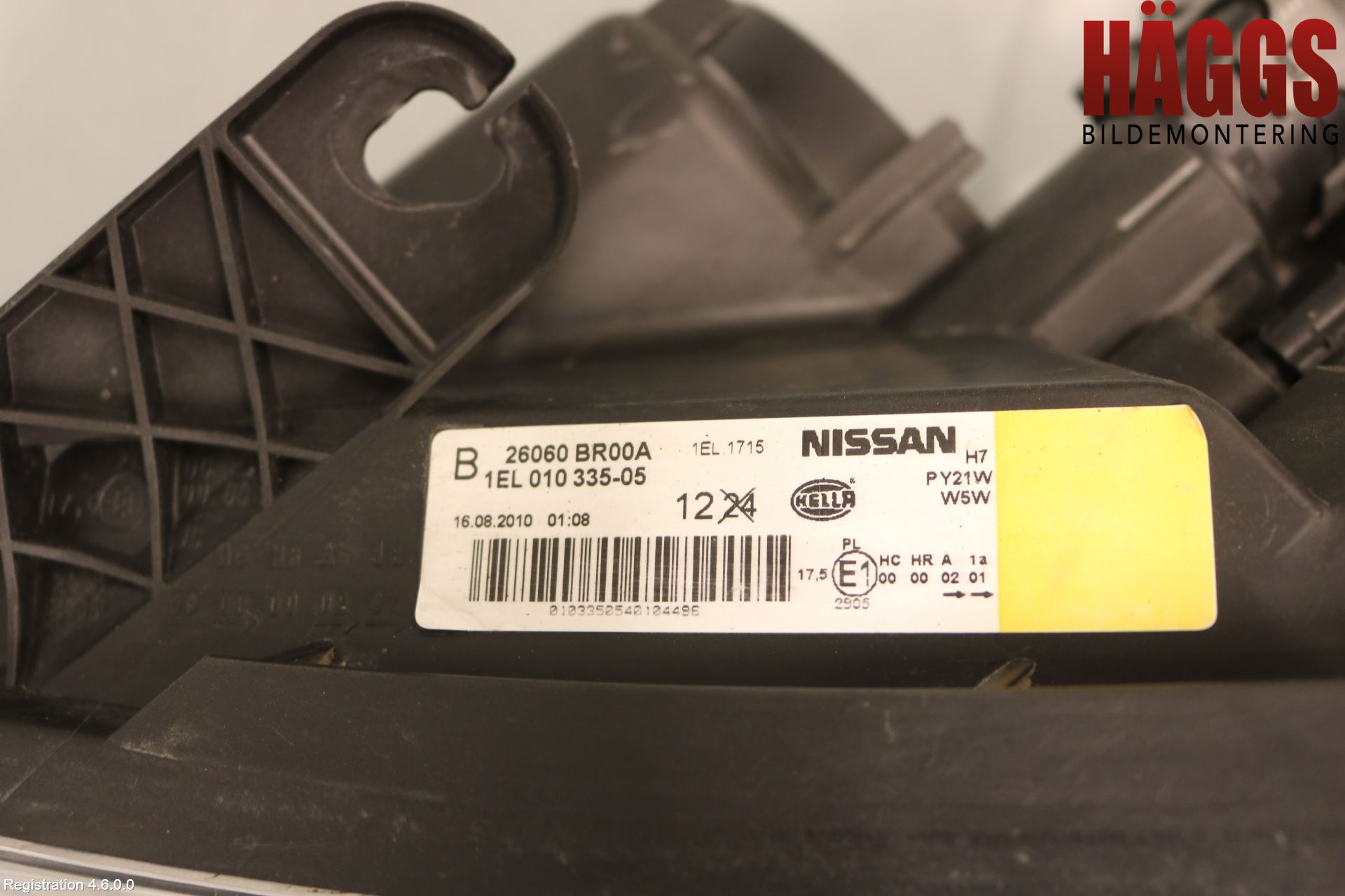 Nissan QASHQAI+2  10-14 Strålkastare Vänster