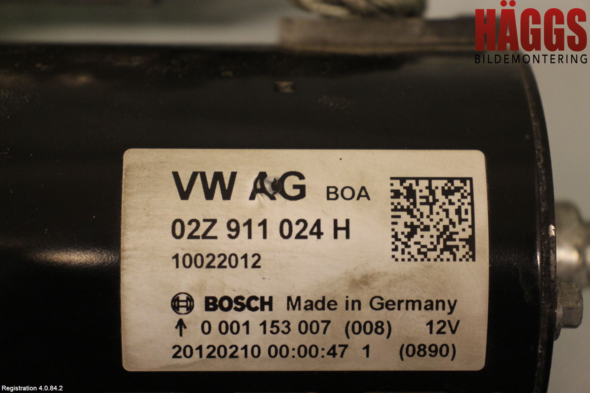 Volkswagen VW GOLF VI 09-13 Startmotor Diesel