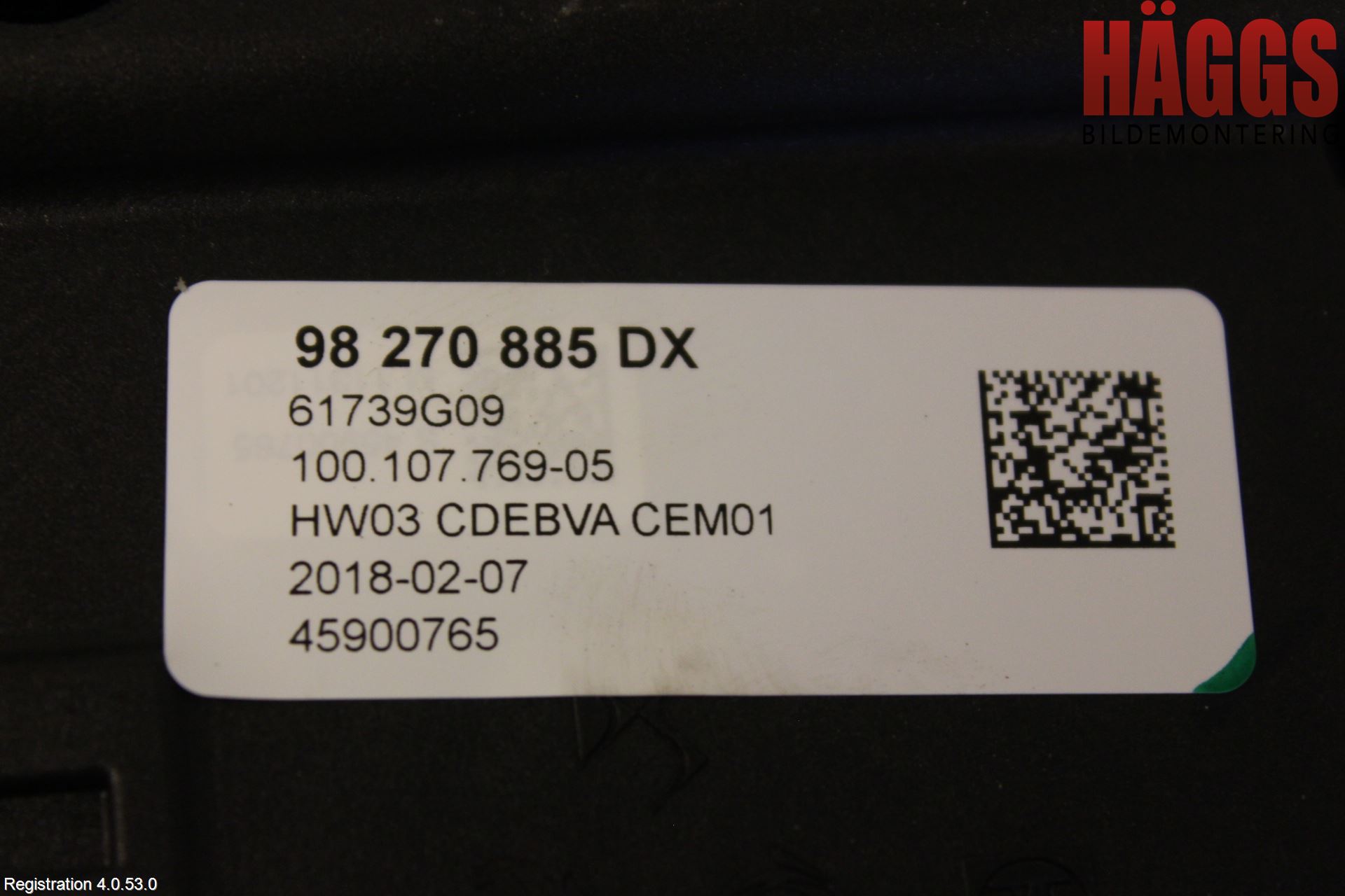 Peugeot 5008 17-24 Växelspak