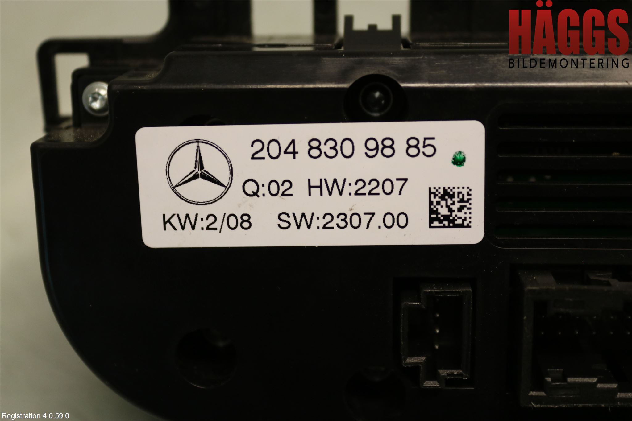 Mercedes-Benz MB C-KLASS (W204) 07-15 Ac Styrenhet Ac Manöveren