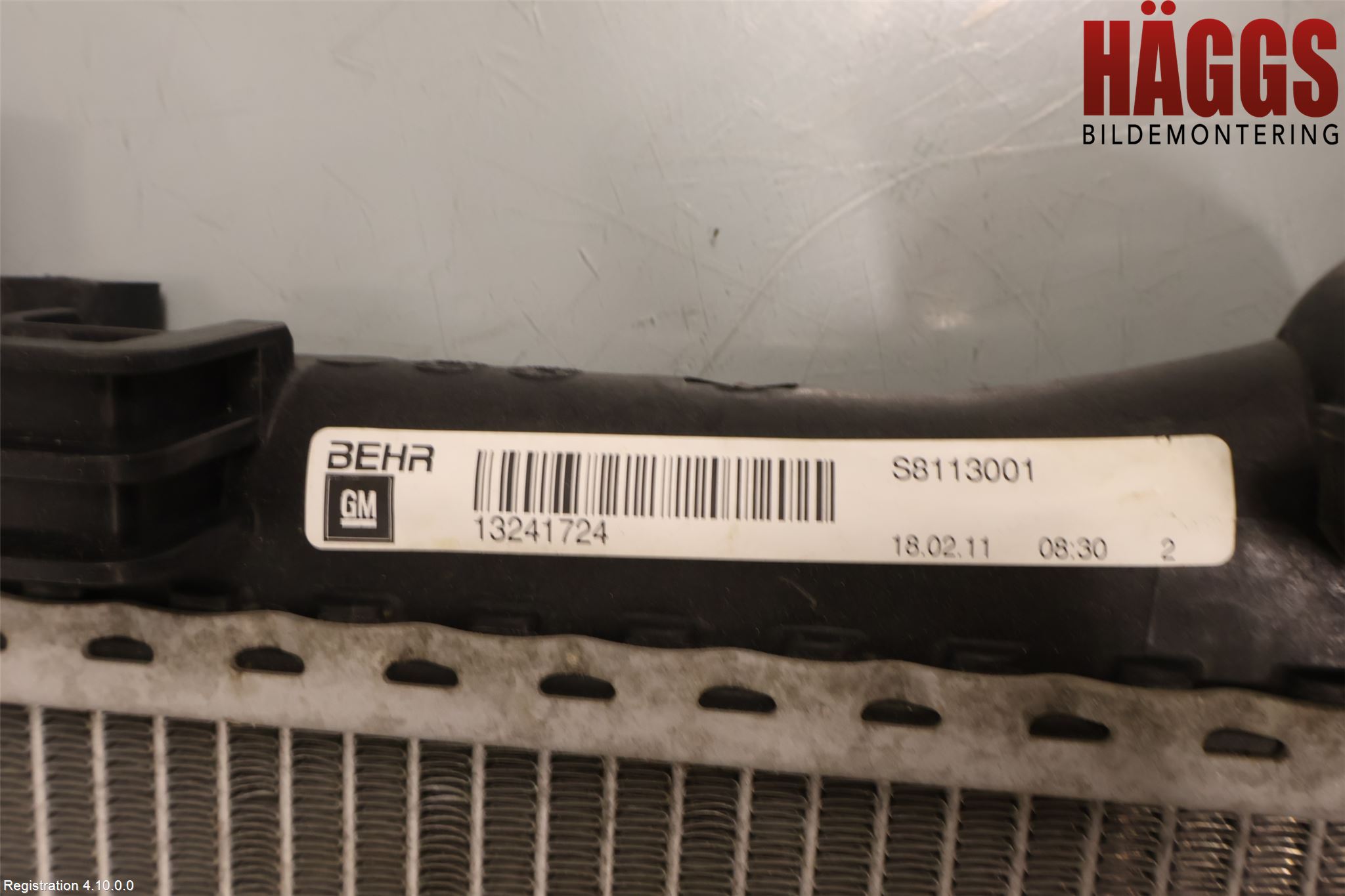 Opel INSIGNIA 09-16 Kylare Aut