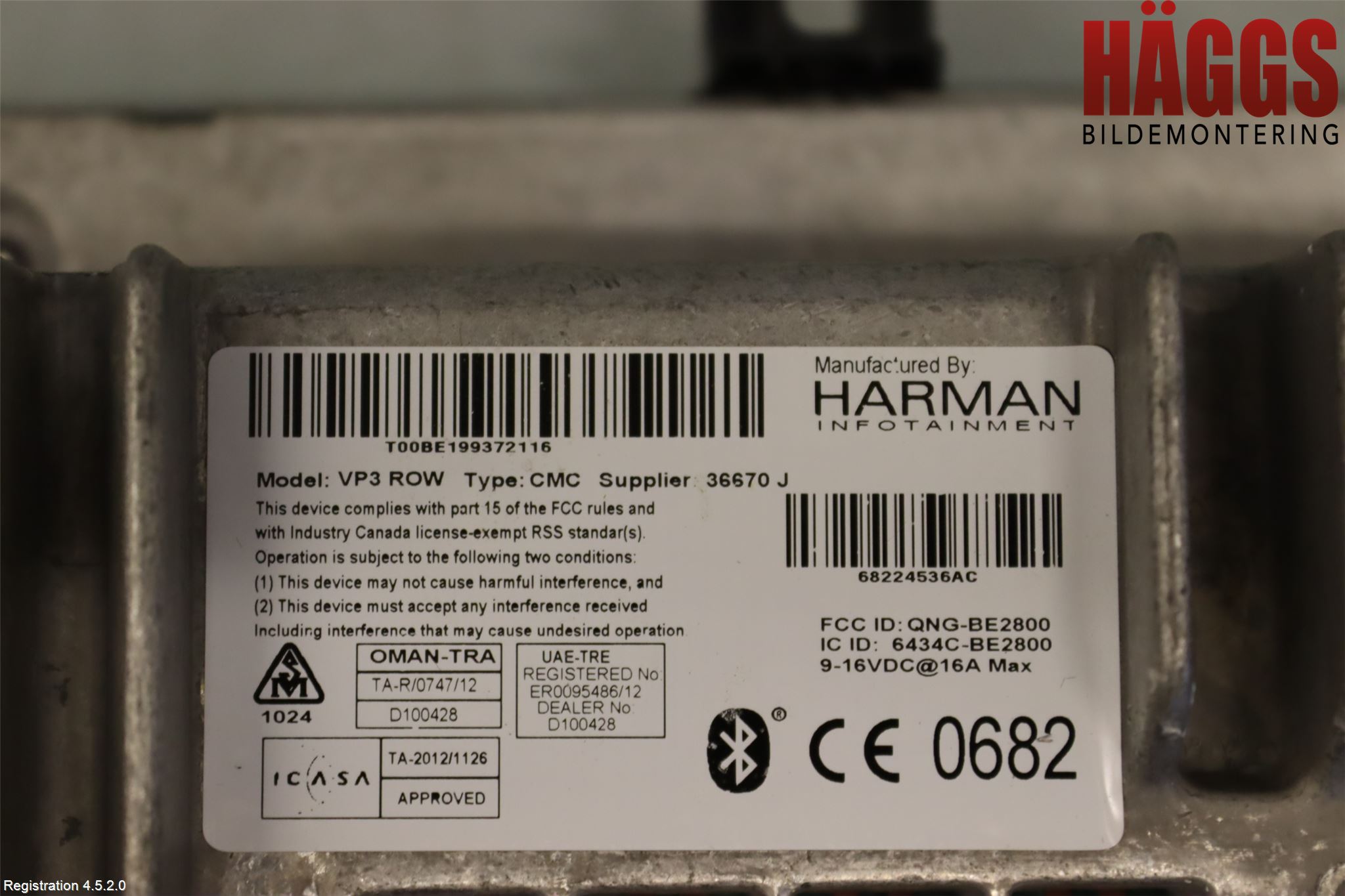 Dodge PICK UP RAM 81- Multifunktionsdisplay