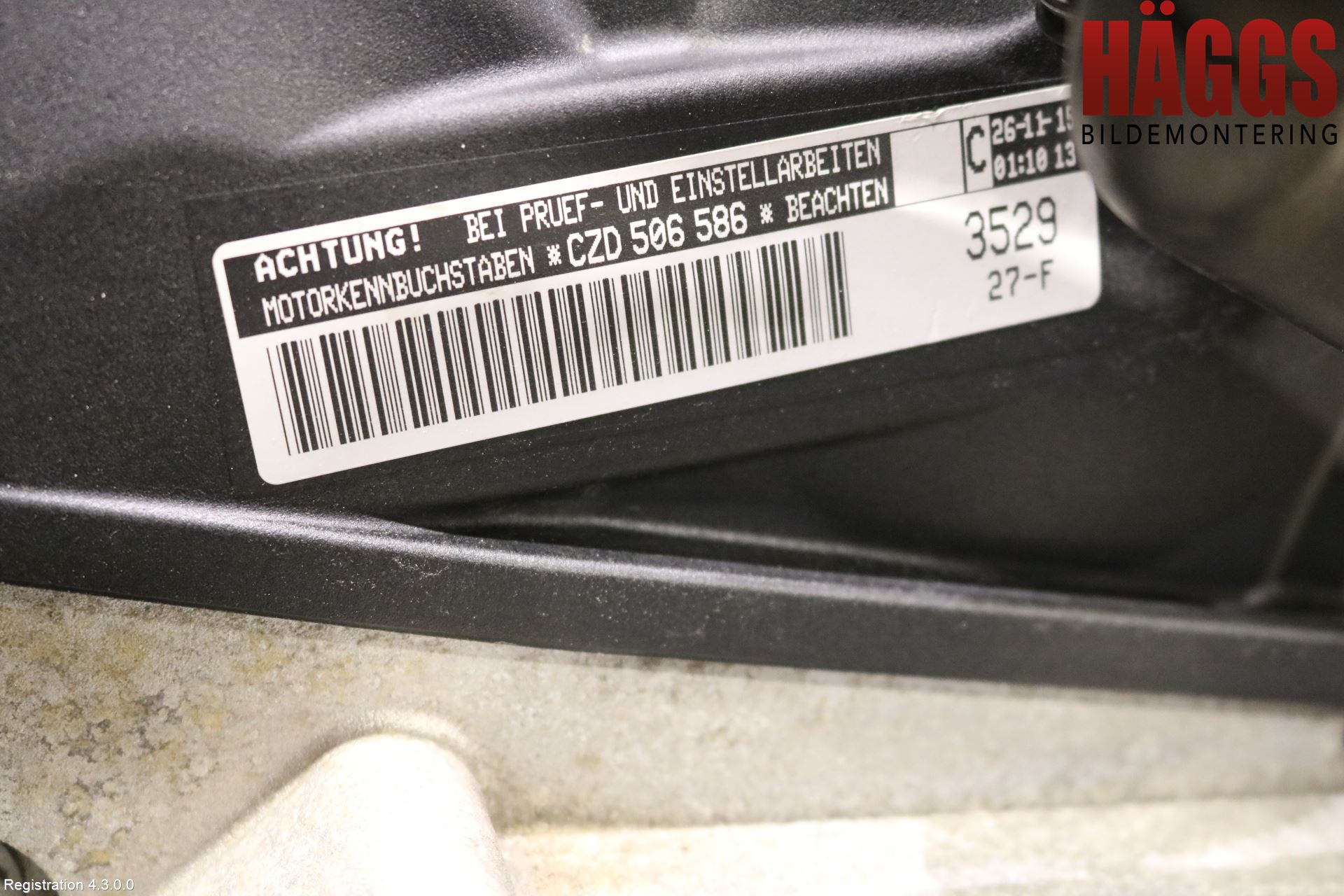 Volkswagen VW GOLF / E-GOLF VII 13-20 Motor Bensin