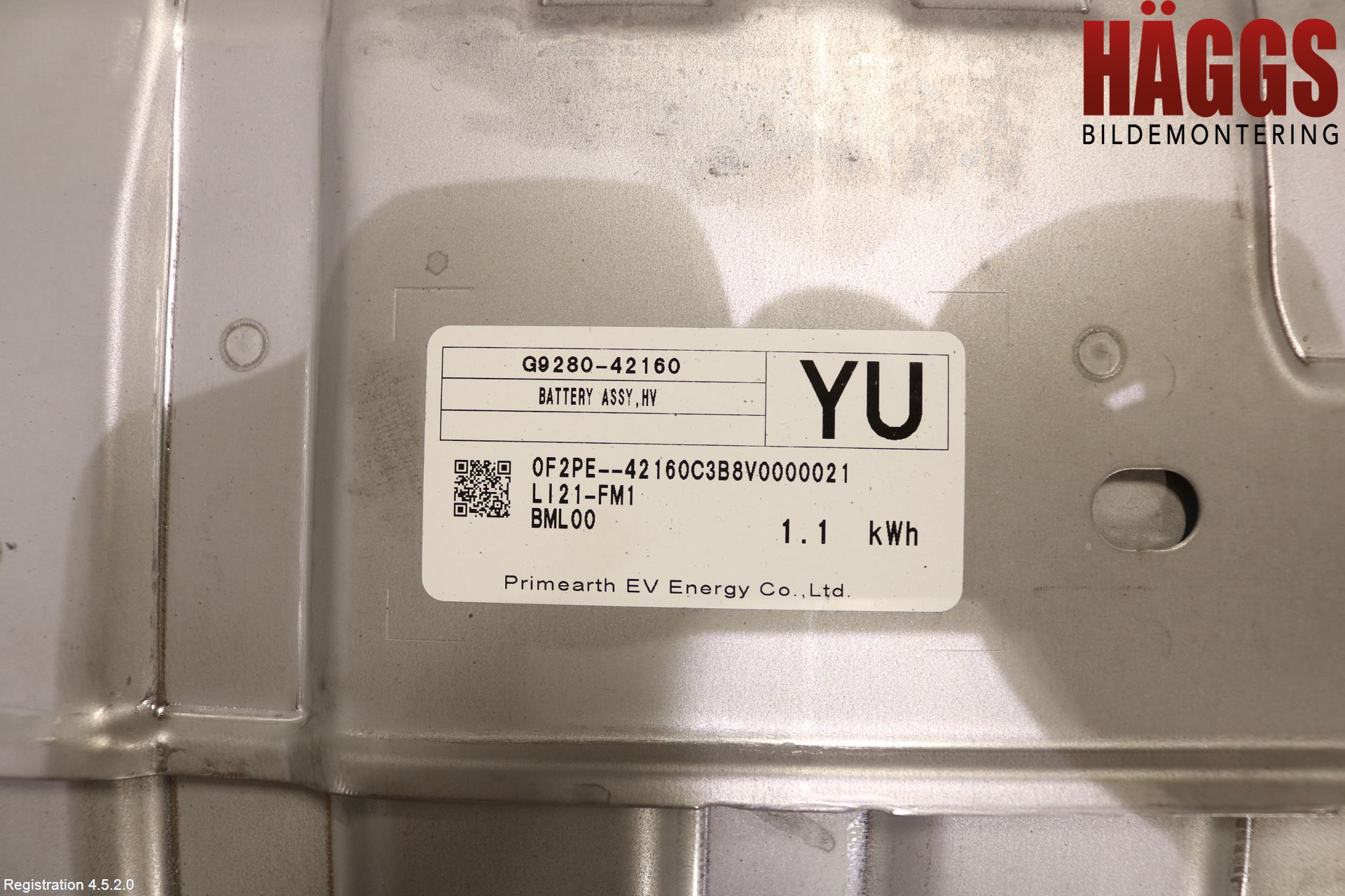 Toyota RAV4 19- Batteri Högspänning