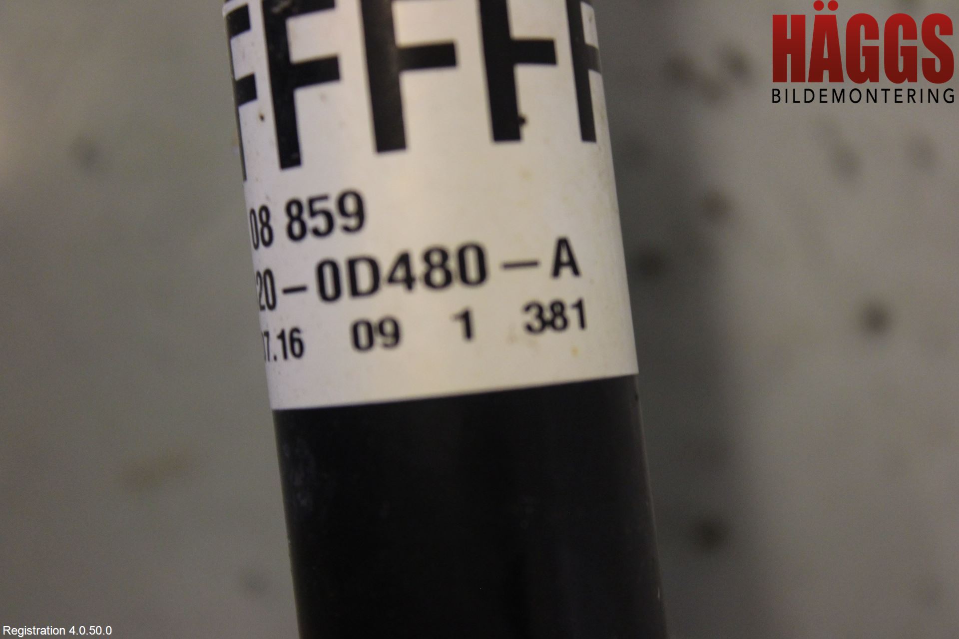 Toyota YARIS XP130 15-20 Drivaxel Fram Vänster