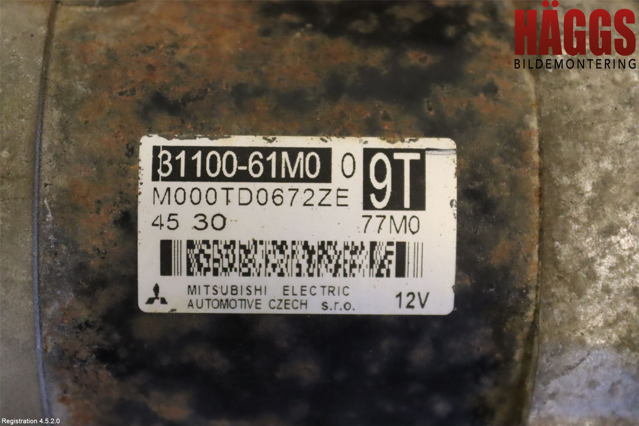 Suzuki SX4 S-CROSS 14-21 Startmotor