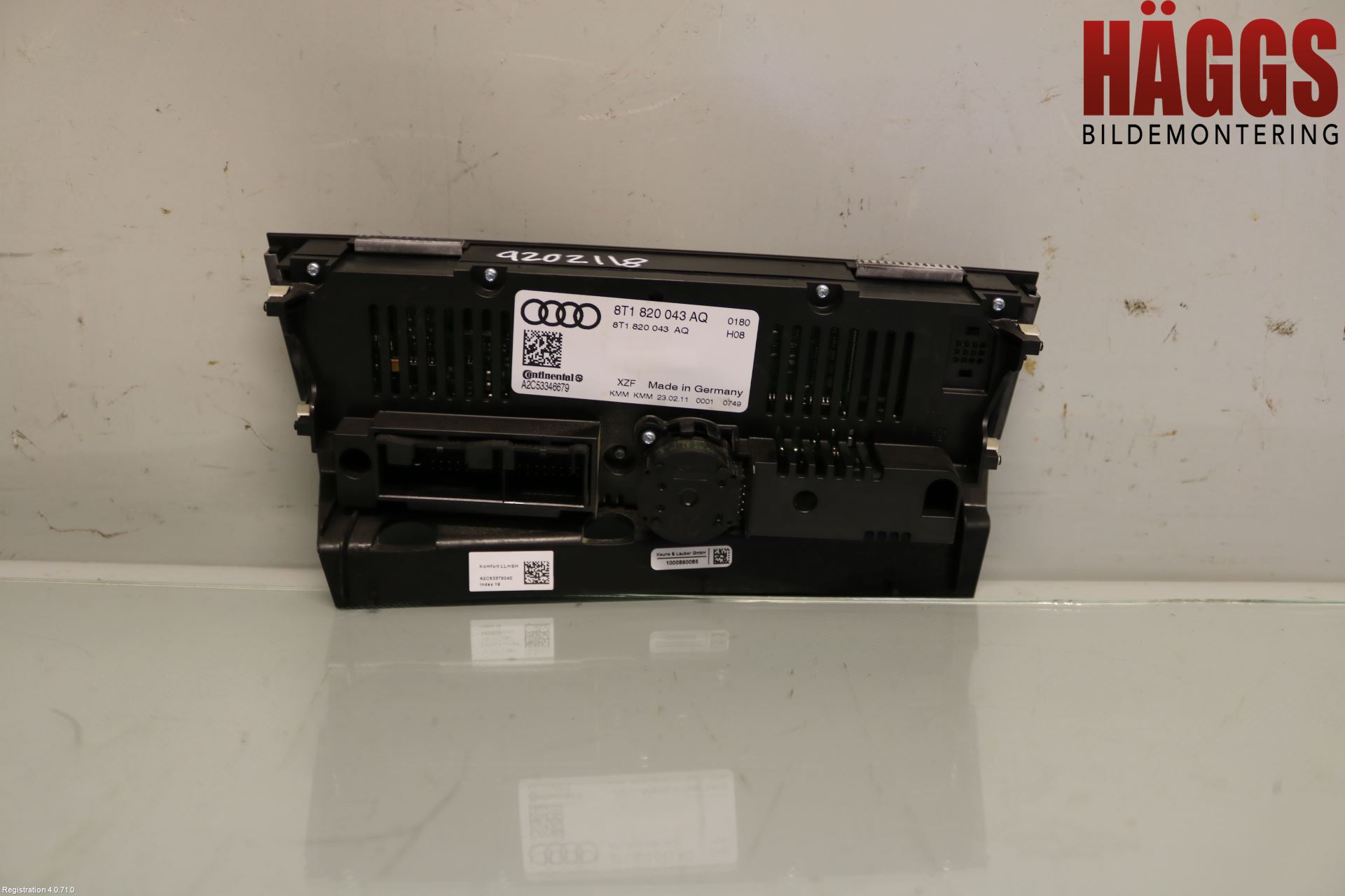 Audi A4/S4 08-11 Ac Styrenhet Ac Manöveren
