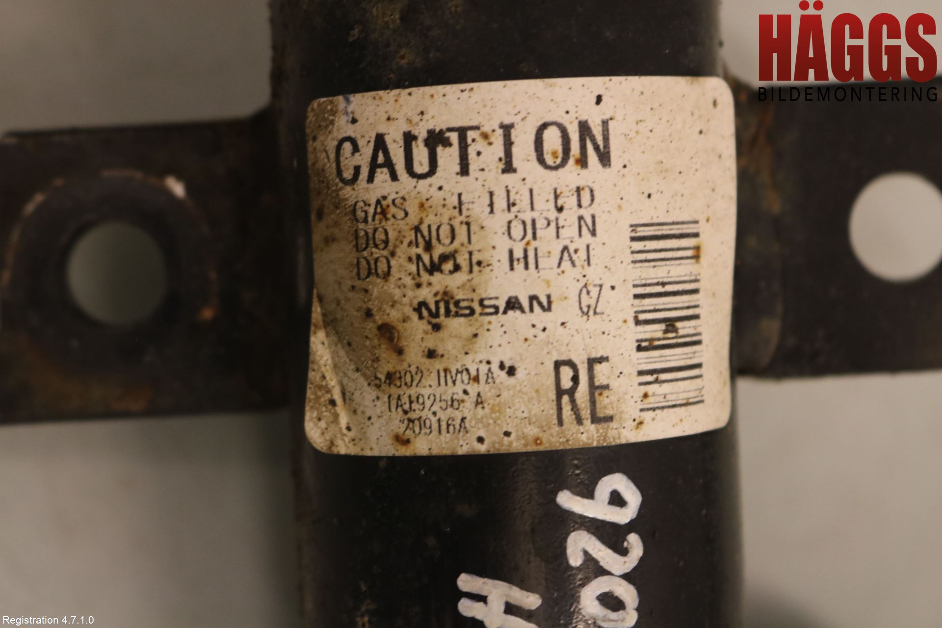 Nissan QASHQAI 17-21 Fjäderben Fram Höger