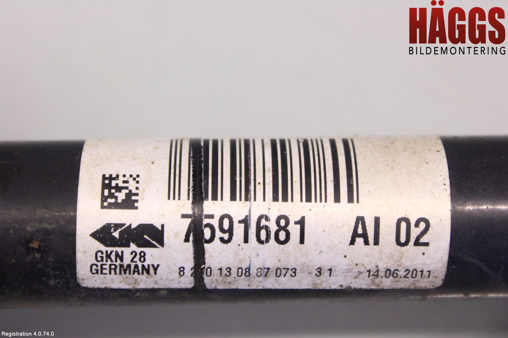 BMW X1 E84 10-15 Drivaxel Fram Vänster