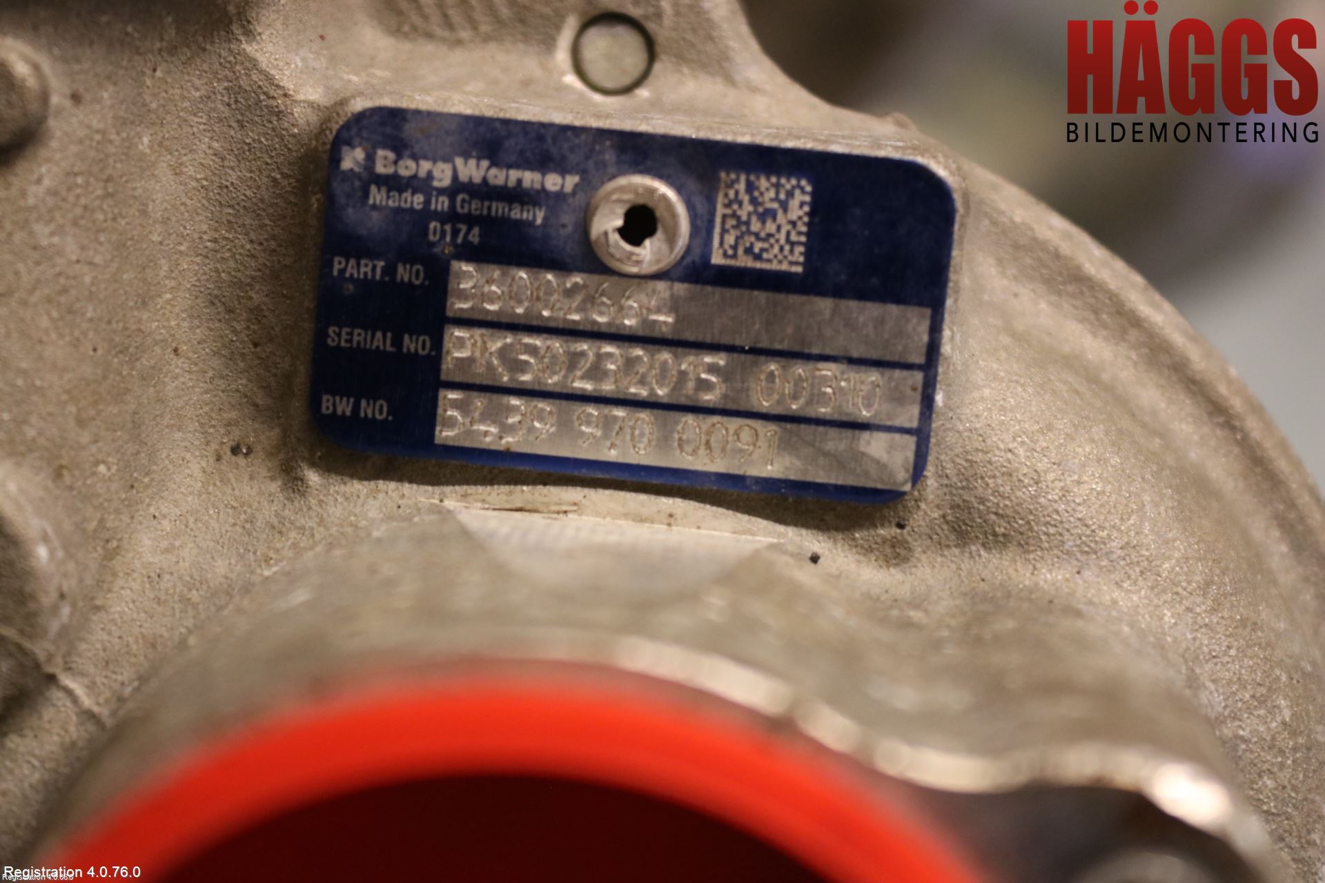 Volvo V70 14-16 Turboaggregat