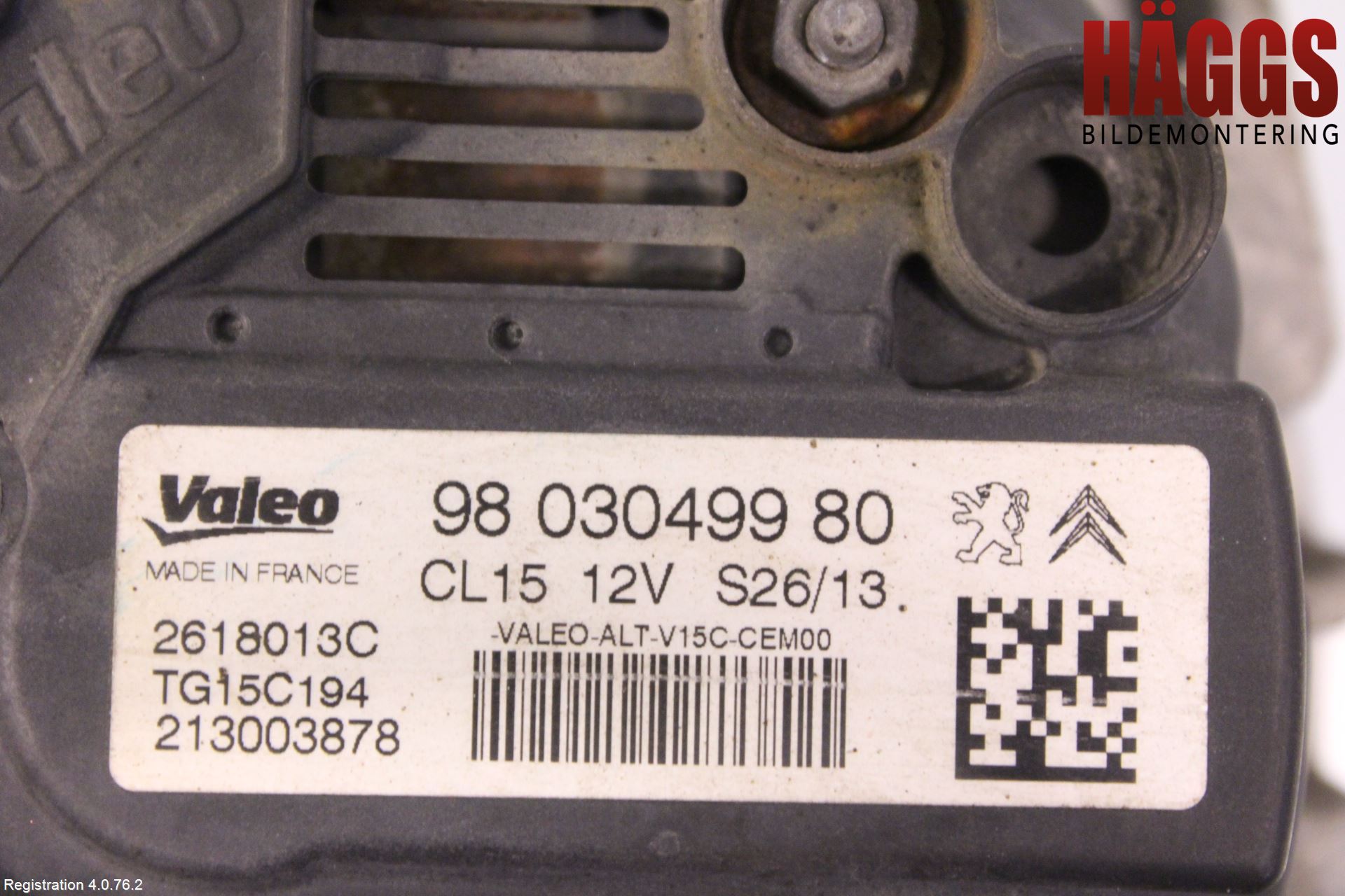 Citroen C4 AIRCROSS Generator