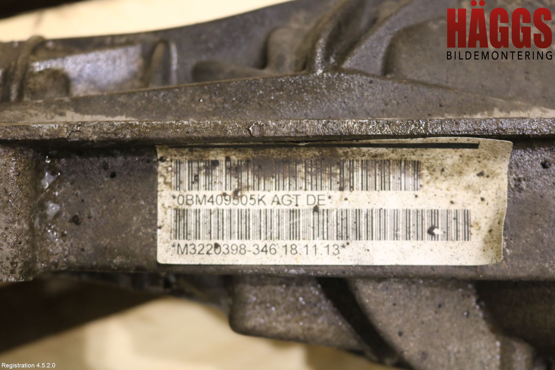 Volkswagen VW AMAROK 2H 10-22 Framvagn Diffrential
