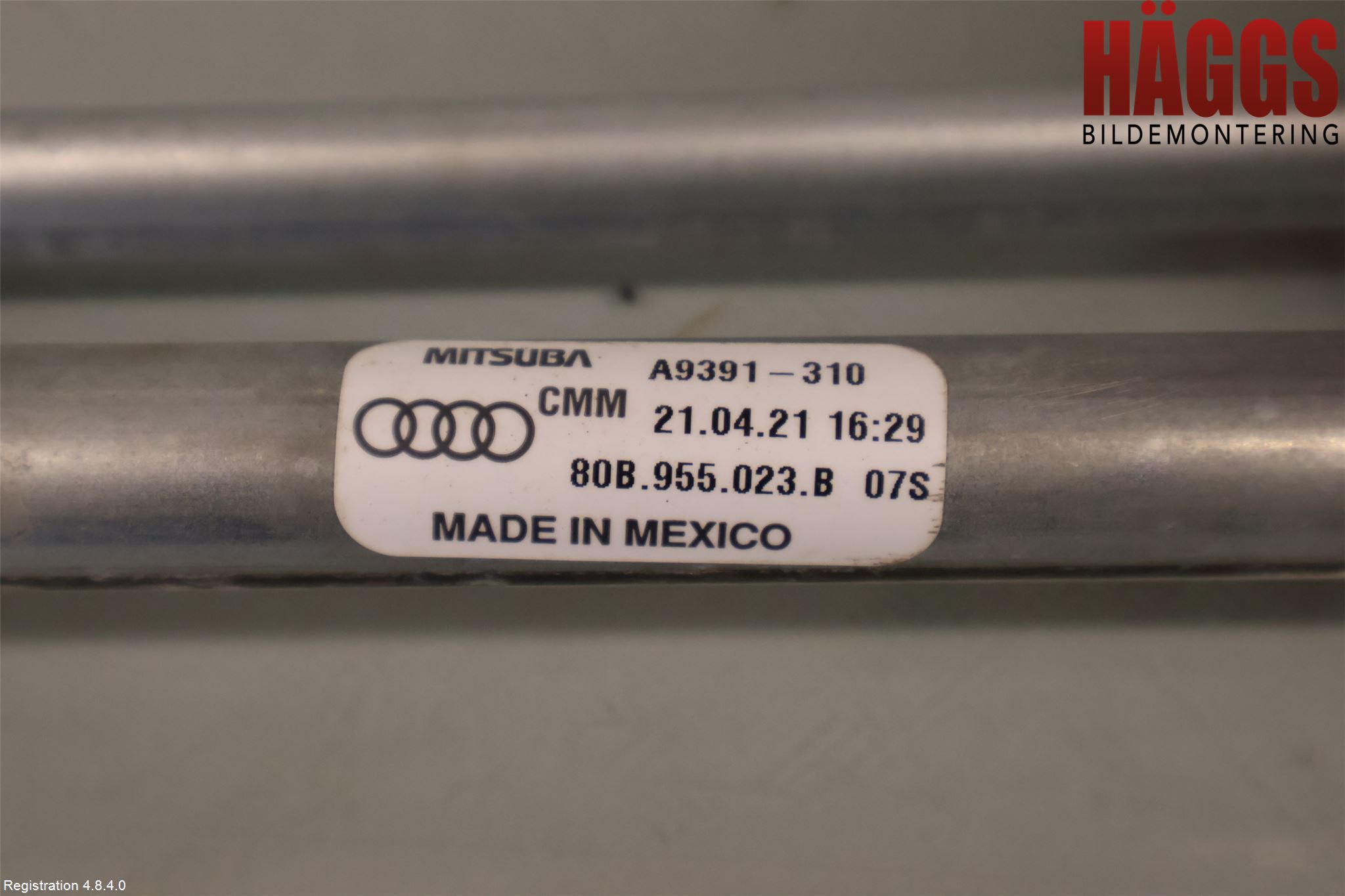 Audi Q5/SQ5 17- Torkarmotor Vindruta