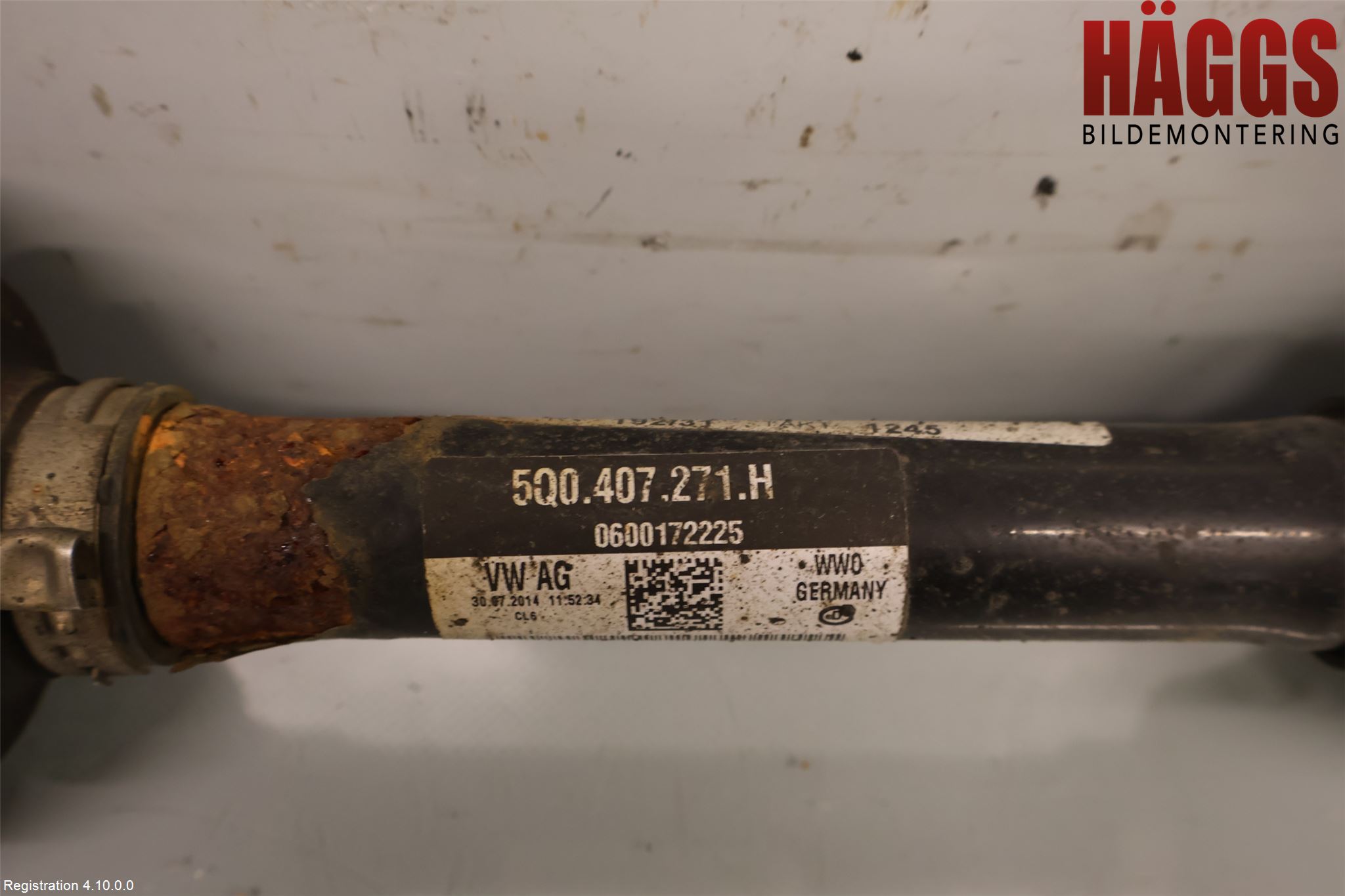 Volkswagen VW GOLF / E-GOLF VII 13-20 Drivaxel Fram Vänster