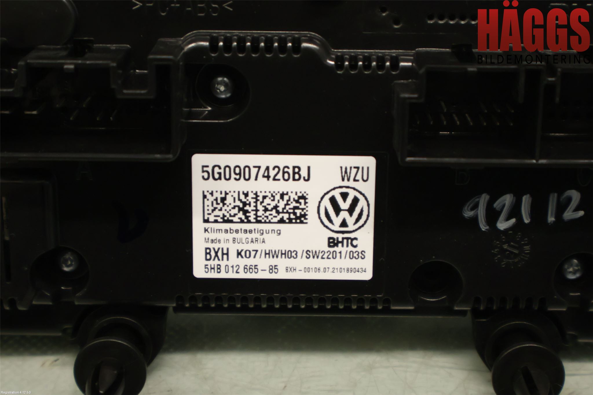 Volkswagen VW T-ROC 18- Ac Styrenhet Ac Manöveren