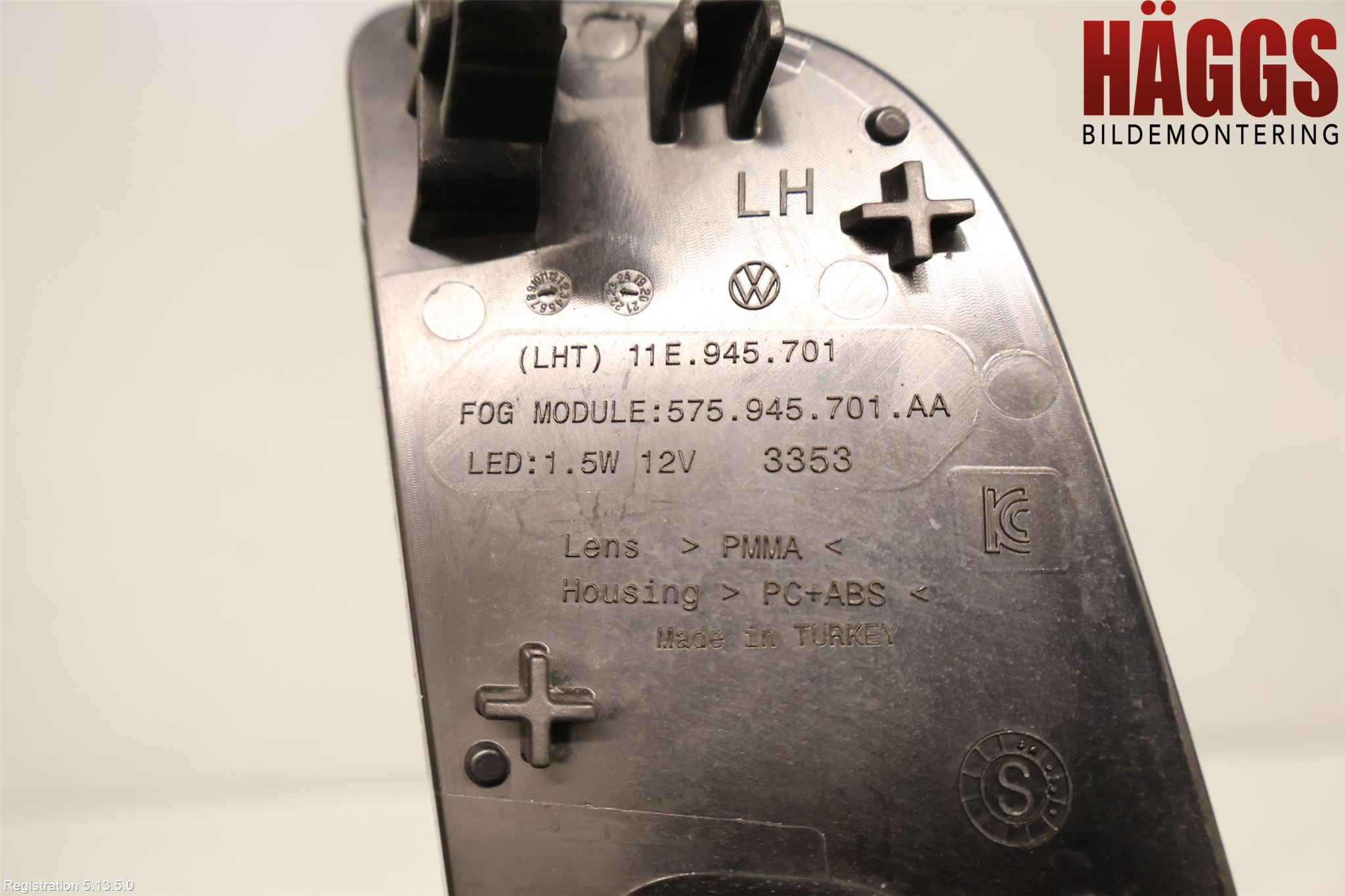 Volkswagen VW ID.5 22- Dimljus/Reflex Bak