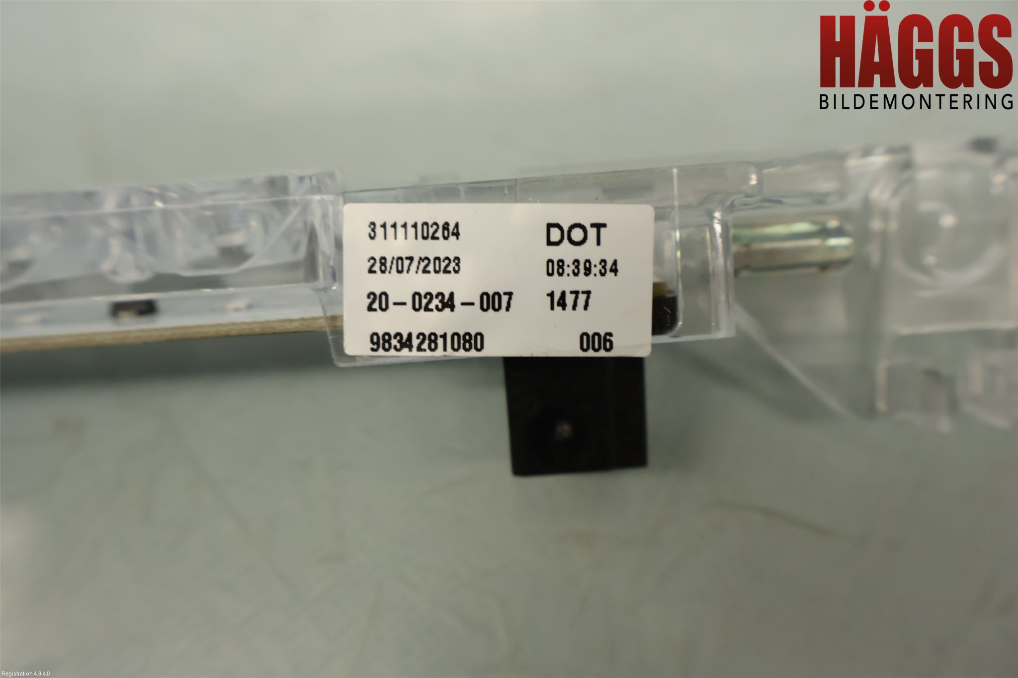 Citroen C4/E-C4 C4X/E-C4X III 21- Bromsljus Bakruta