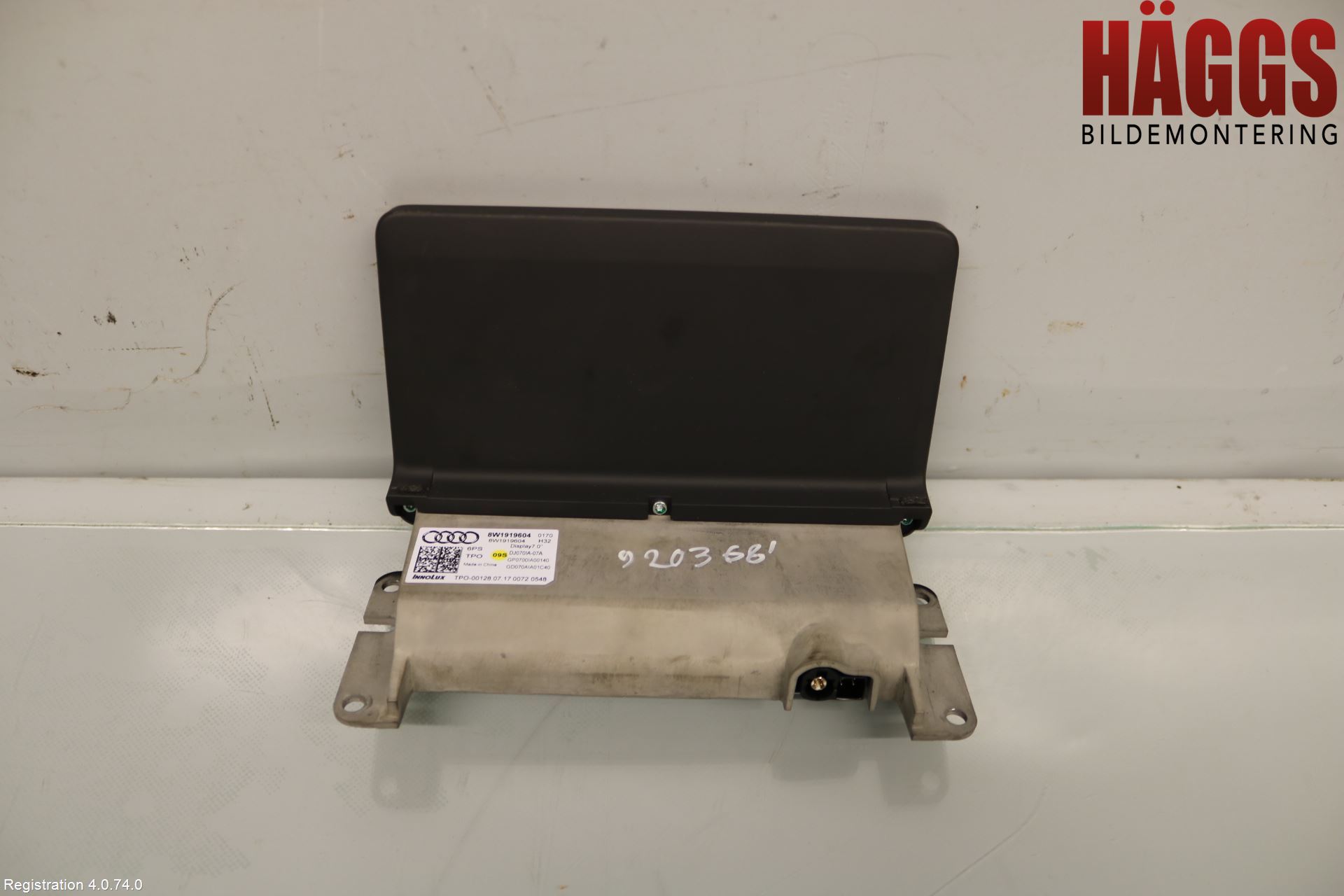 Audi A4/S4 B9 16-19 Multifunktionsdisplay